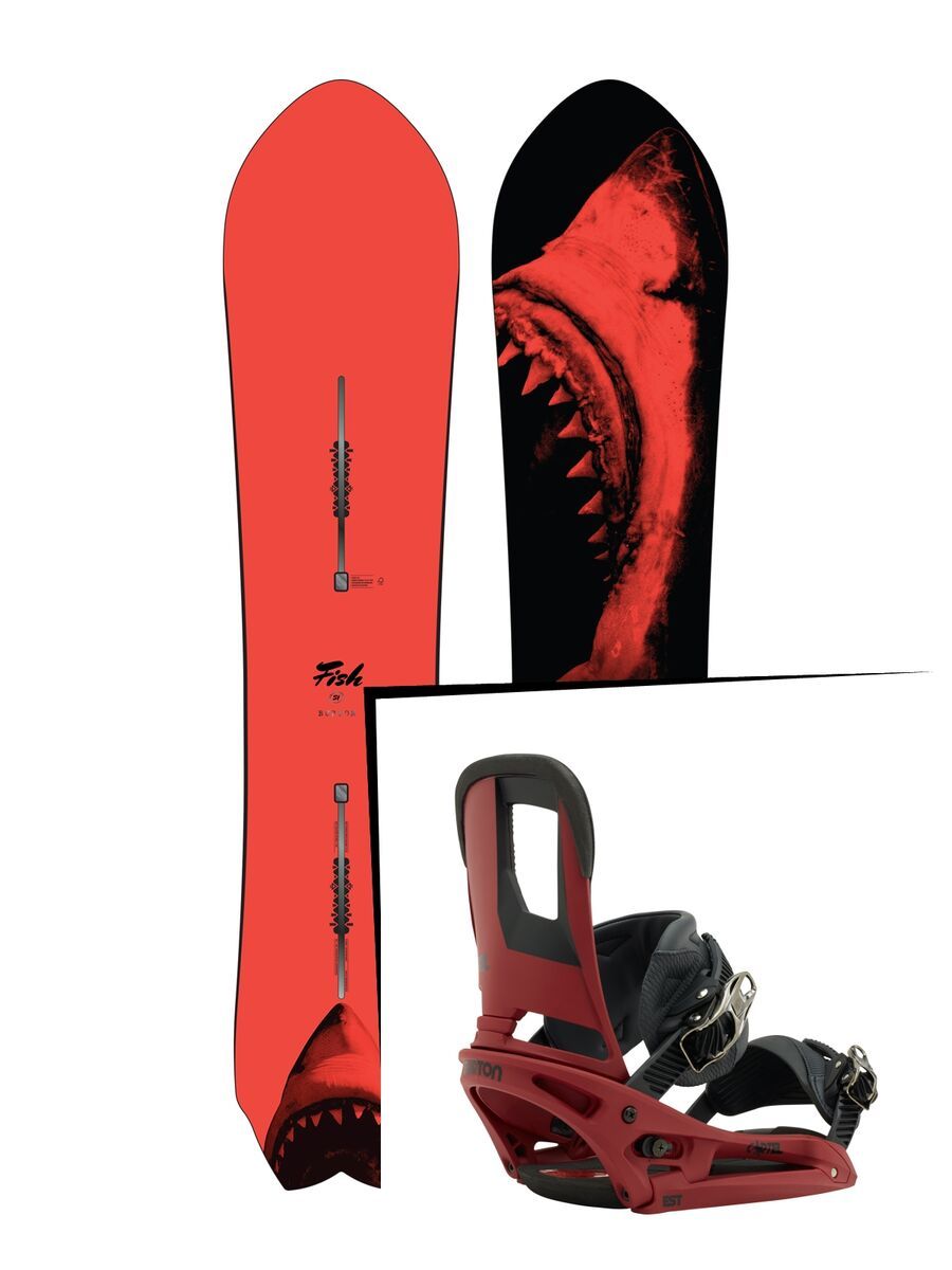 Burton Set: Fish Small 2016 + Burton Cartel EST - Bild 1