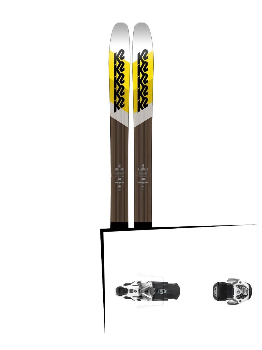 Set: K2 SKI Marksman 2018 + Atomic Warden MNC 13 gun metal/white - Bild 1