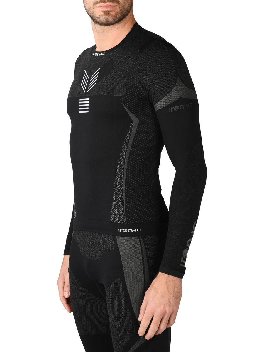 Iron-ic Long-Sleeve T-Shirt Performance 3DN Advance - Man, black - Bild 4