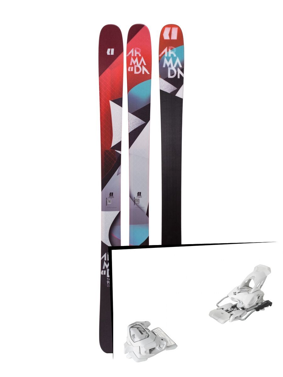 Set: Armada Trace 98 2019 + Tyrolia Attack² 12 GW matt white - Bild 1