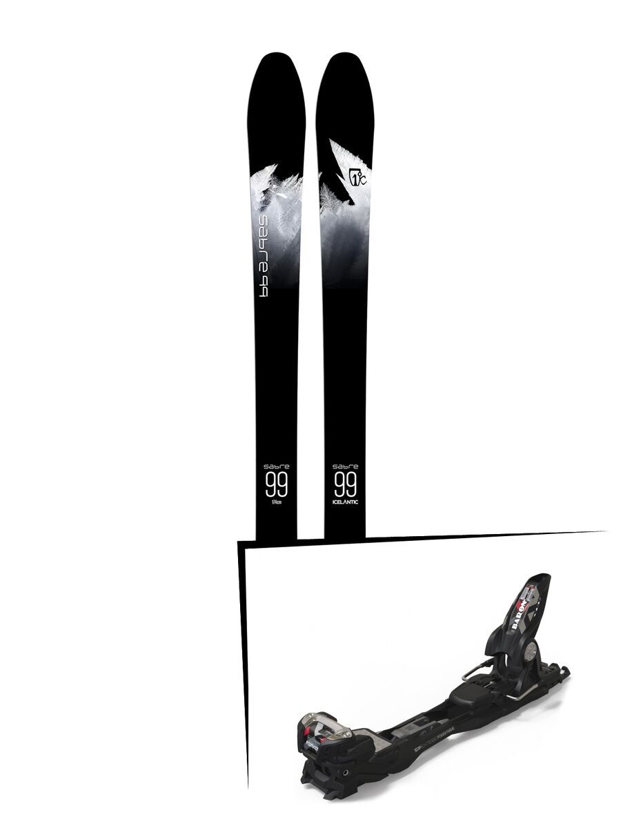 Set: Icelantic Sabre 99 2018 + Marker Baron EPF 13 black - Bild 1