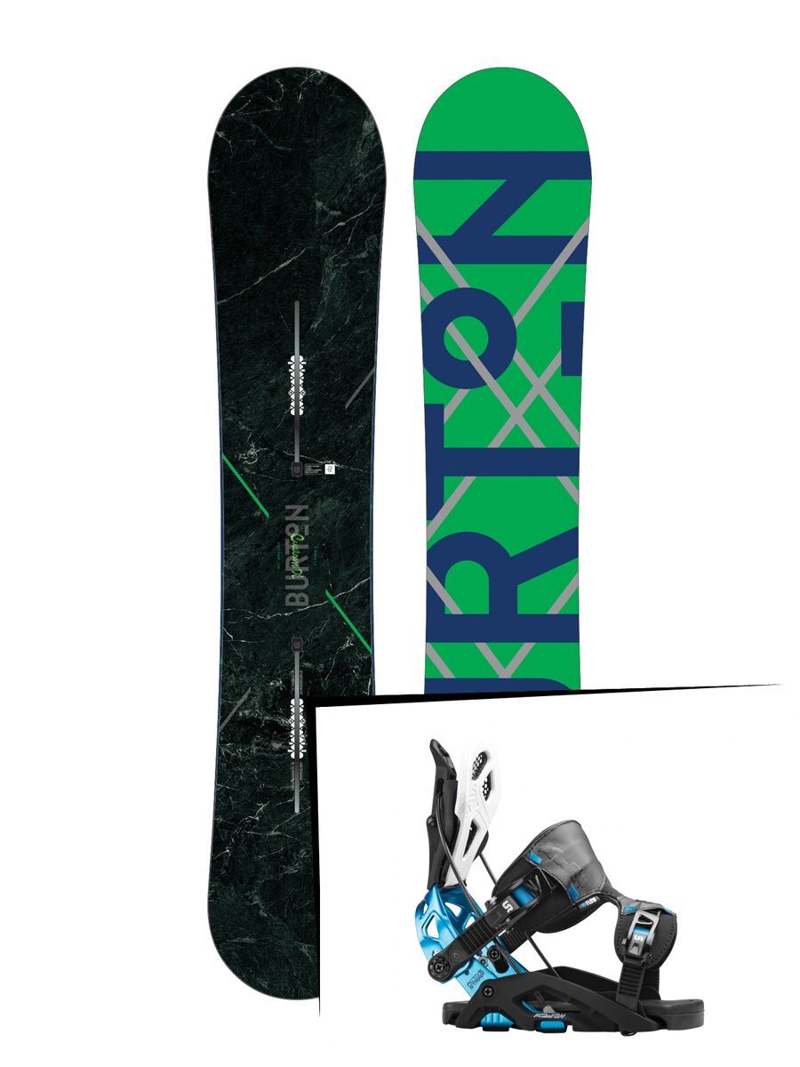 Set: Burton Custom X Flying V 2017 + Flow Fuse-GT (1513133S) - Bild 1
