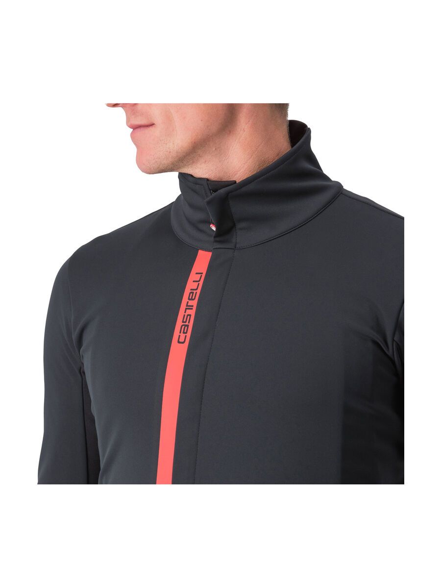 Castelli Entrata Jacket, light black/red - Bild 3