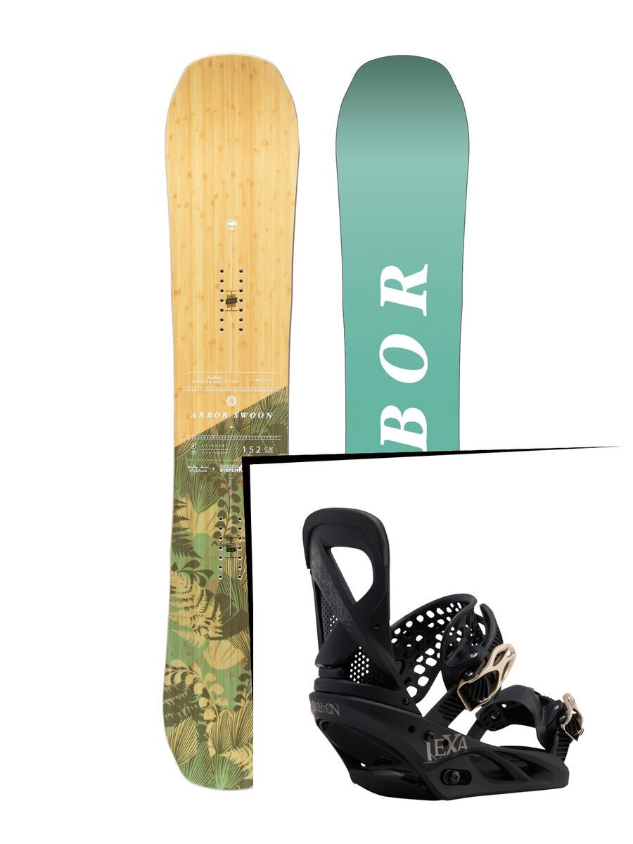 Set: Arbor Swoon Rocker 2017 + Burton Lexa (1712819S) - Bild 1