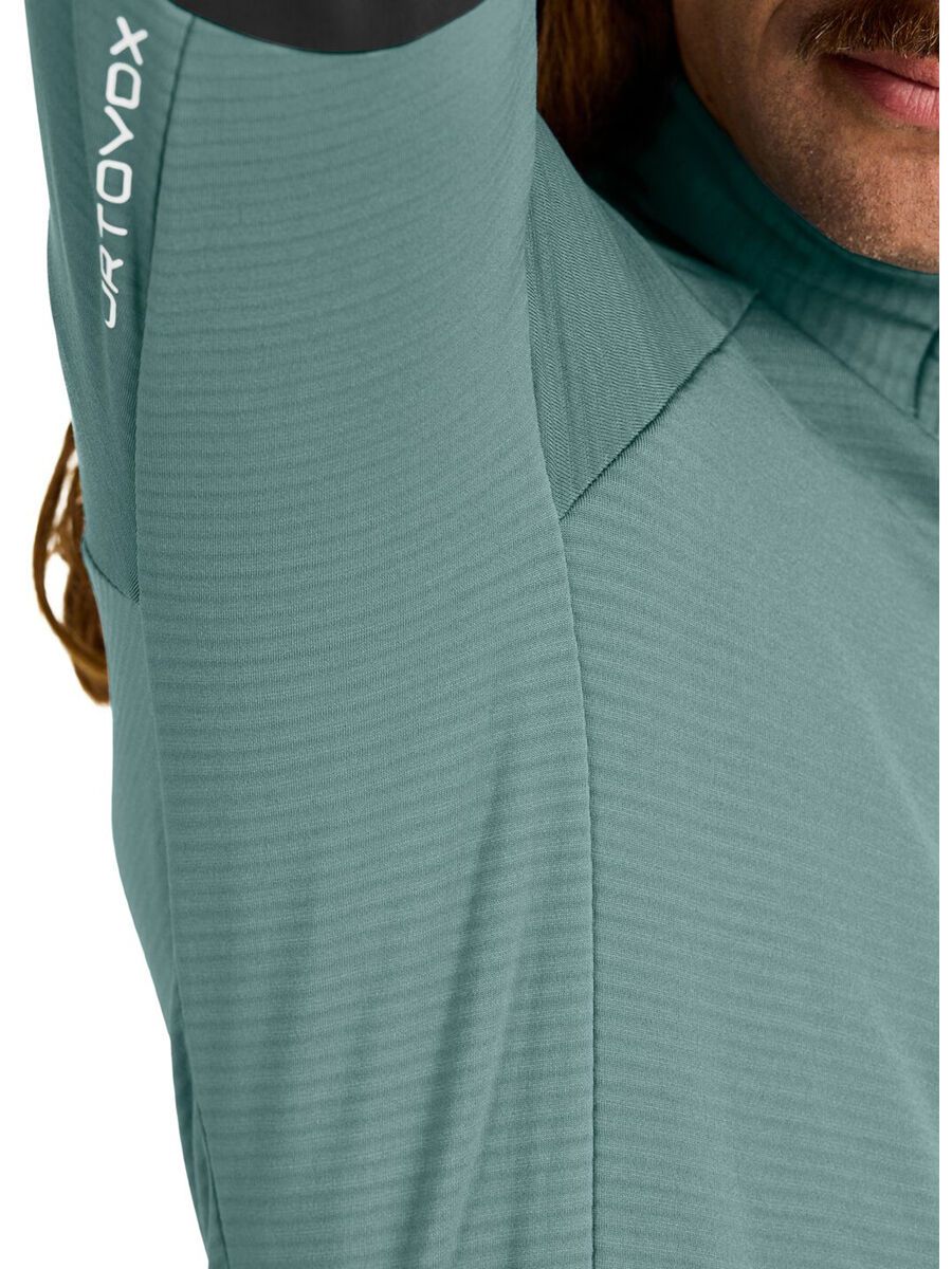 Ortovox Merino Fleece Rib Jacket M, arctic grey - Bild 6