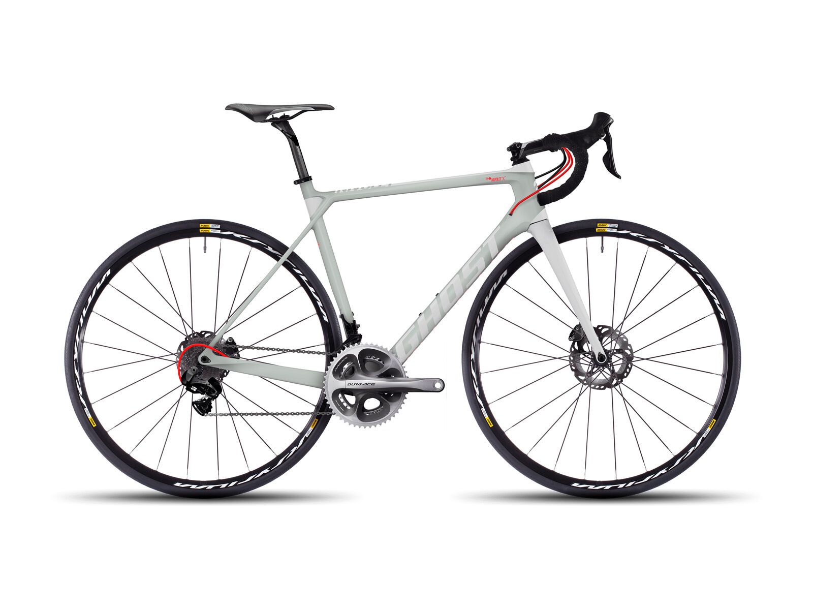 Ghost Nivolet X 9 LC, cloud white/star white/neon red - Bild 1