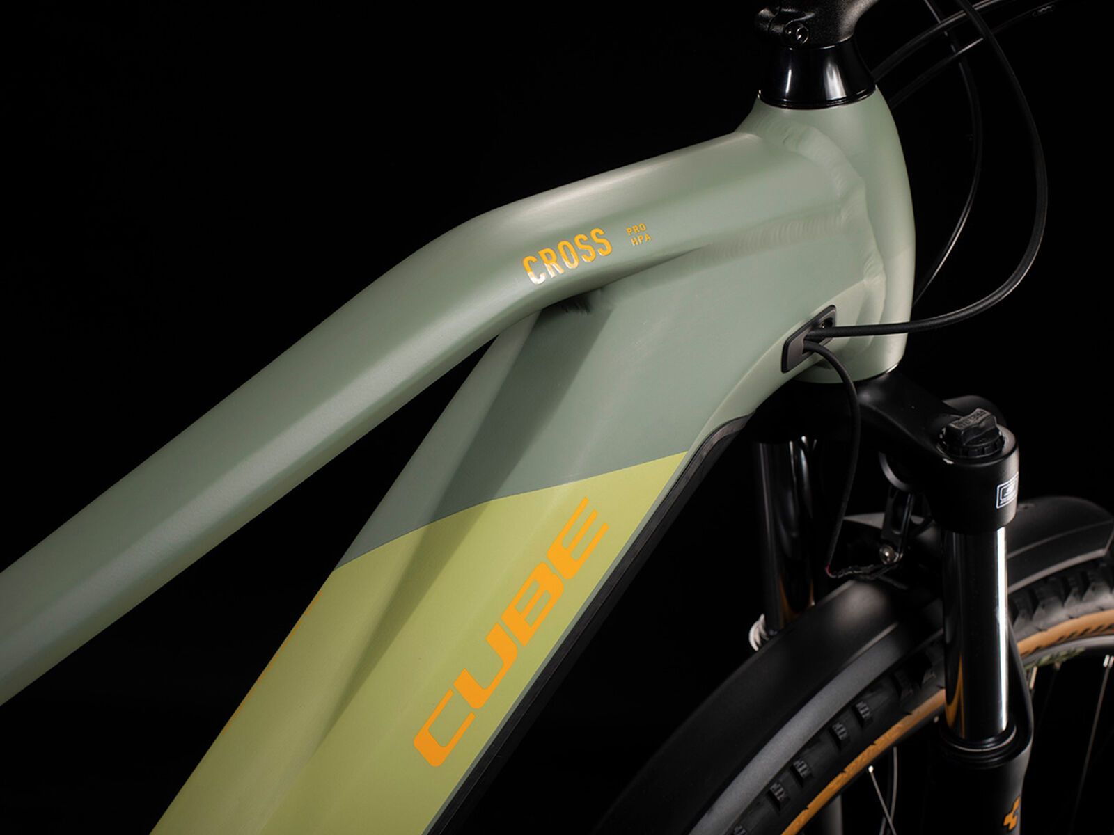 Cube Cross Hybrid Pro Allroad 500 Trapeze, green´n´orange - Bild 3