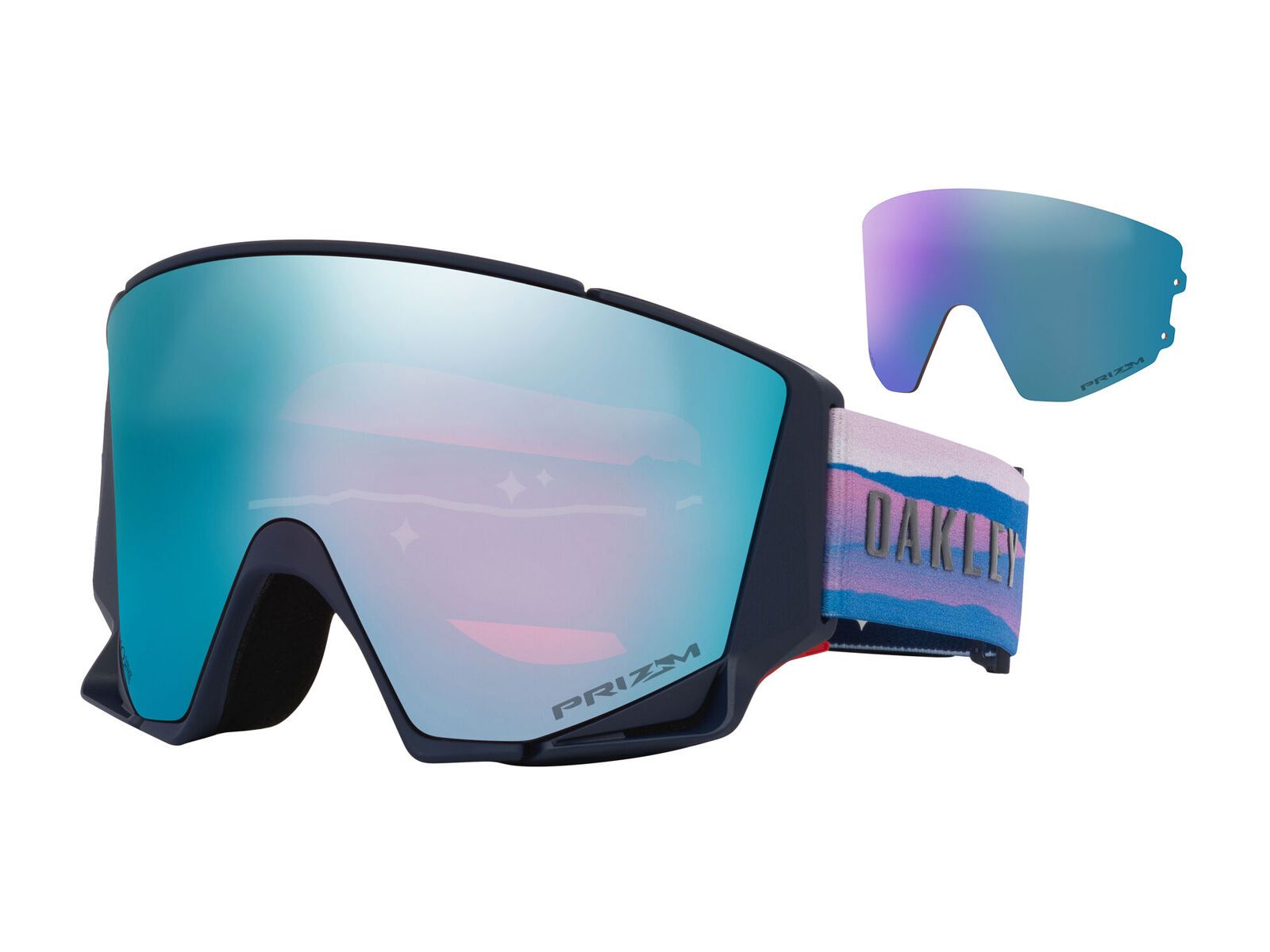 Oakley Flow Scape M Mikaela Shiffrin Sign., Prizm Snow Sapphire Iridium & Iced - Bild 1