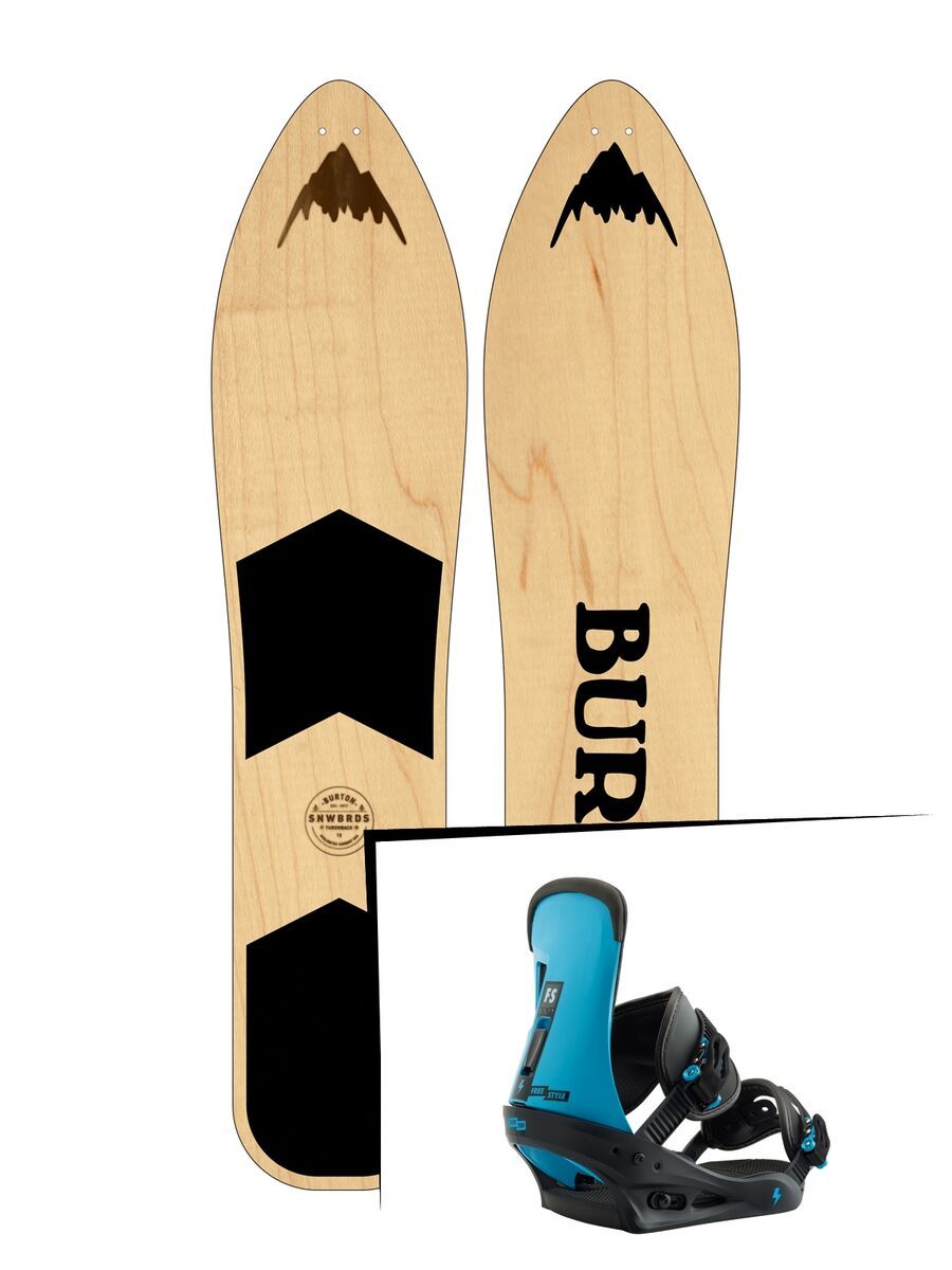 Set: Burton The Throwback 2019 + Burton Freestyle cobalt blue - Bild 1