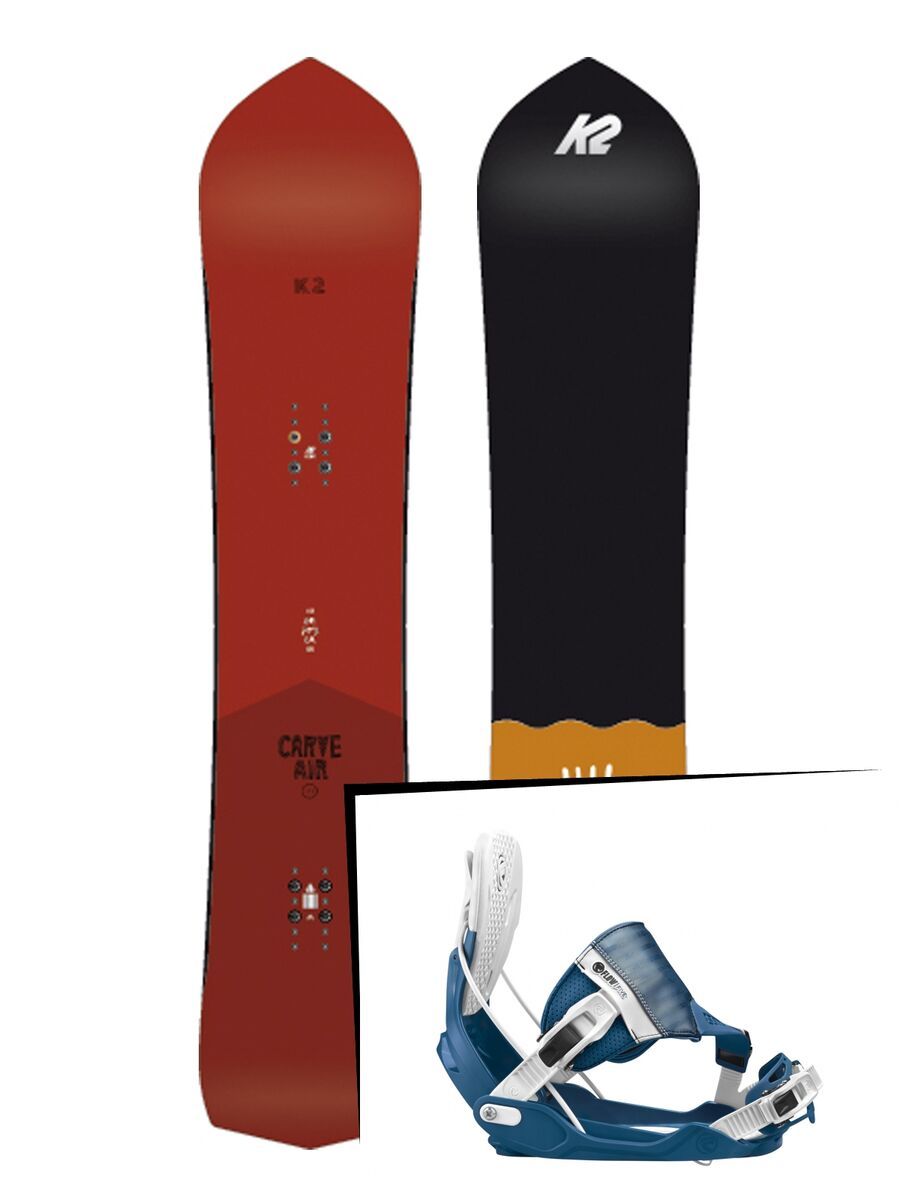 Set: K2 Carve Air 2017 + Flow Five Hybrid (1718393S) - Bild 1