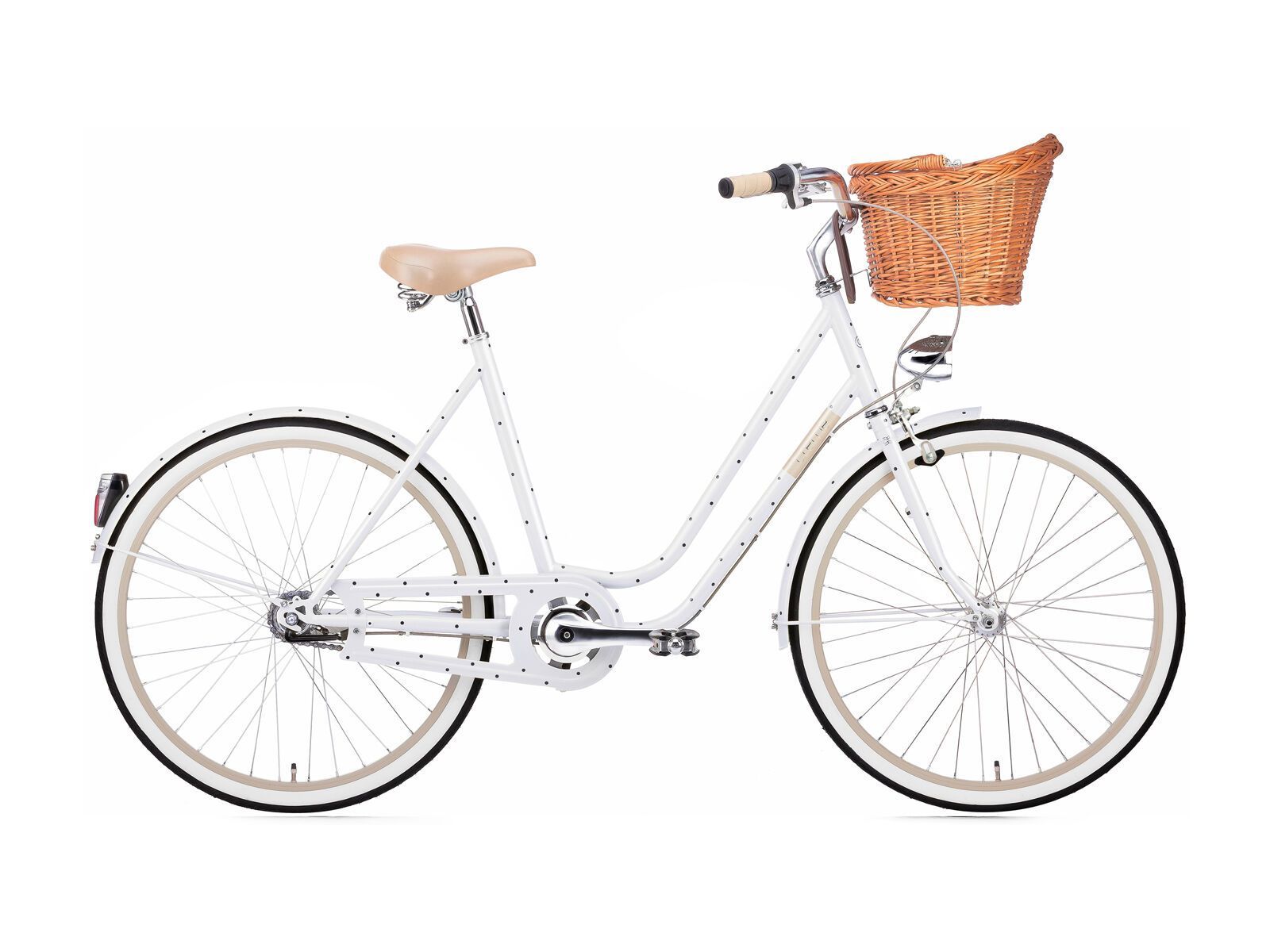 Creme Cycles Molly Chic, white w/ dots - Bild 1