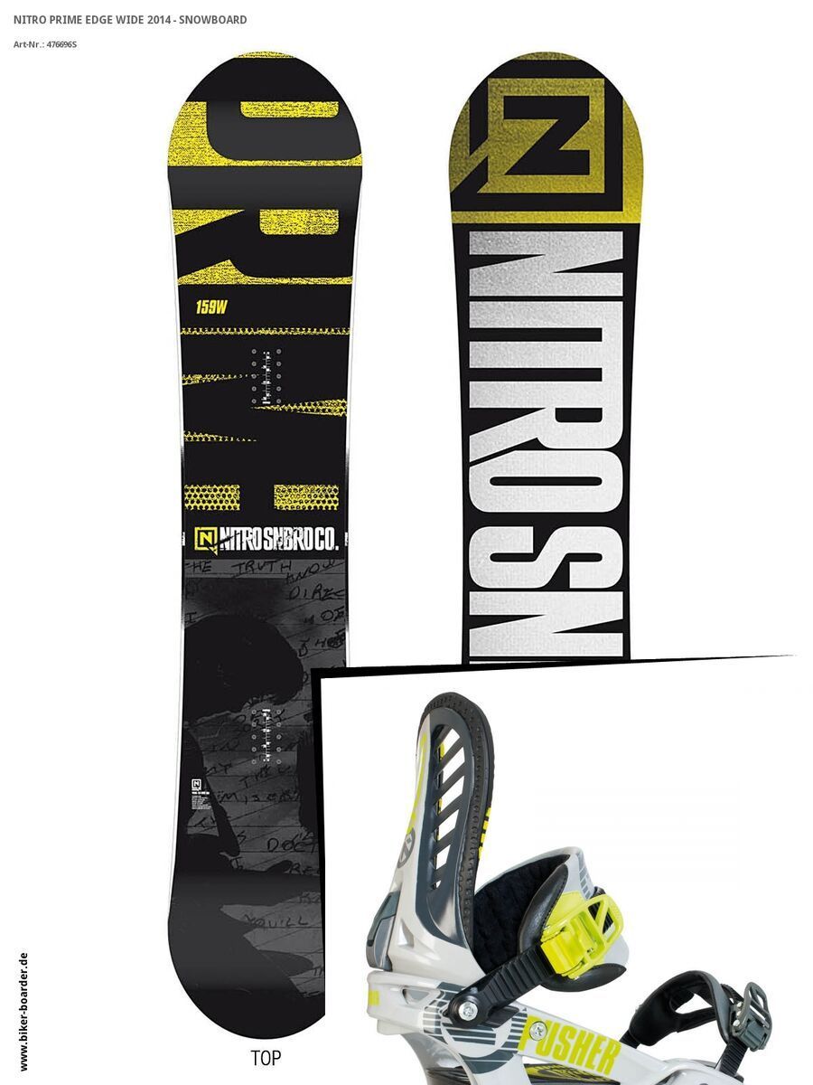 Set: Nitro Prime Edge Wide  +  Pusher (476844S) - Bild 1