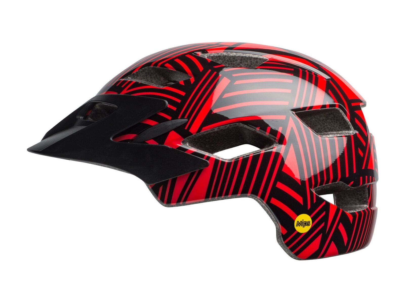 Bell Sidetrack Youth MIPS, gloss red/black seeker - Bild 2