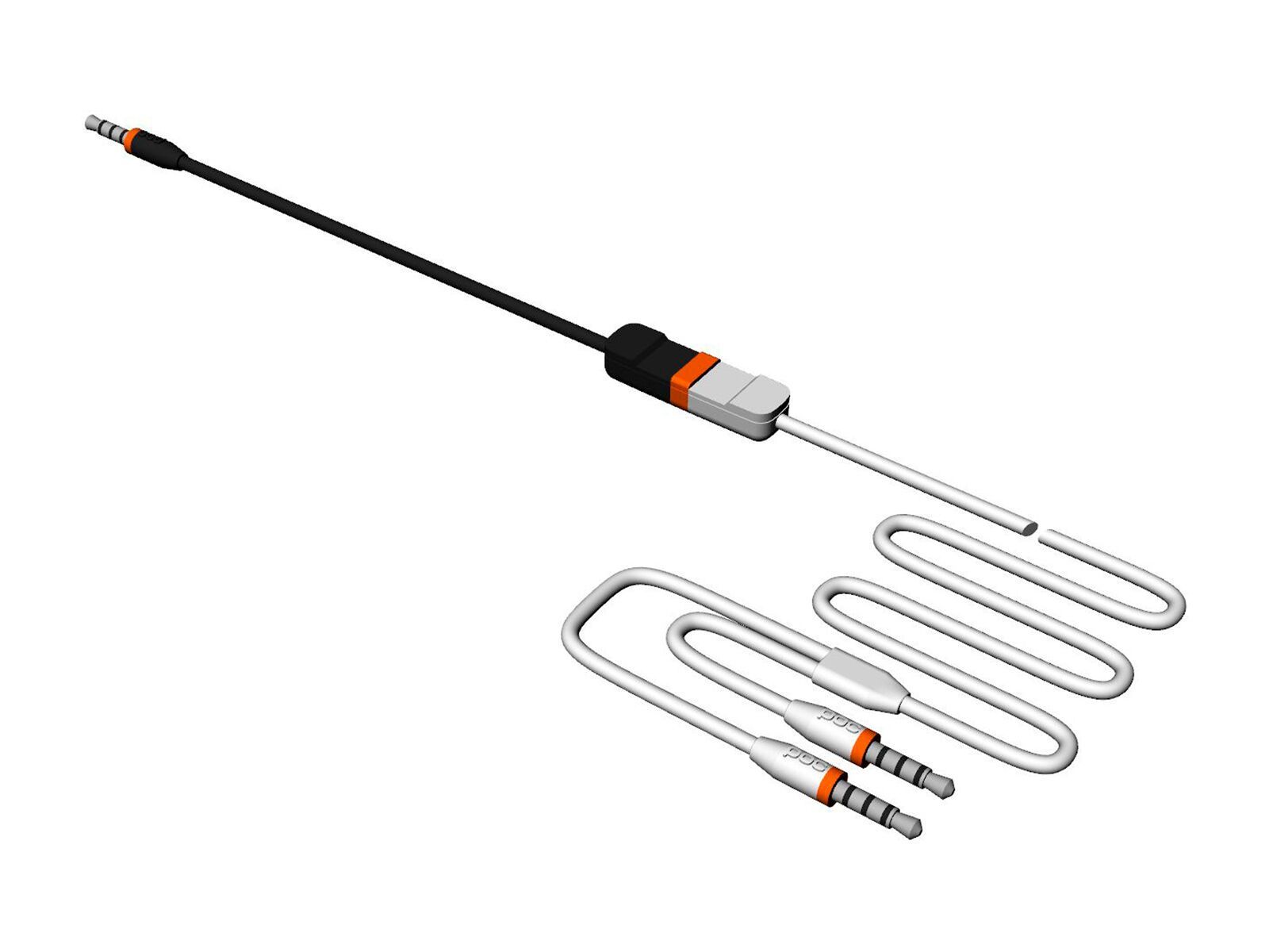 POC Aid Communication Radio Cable, uranium black - Bild 2
