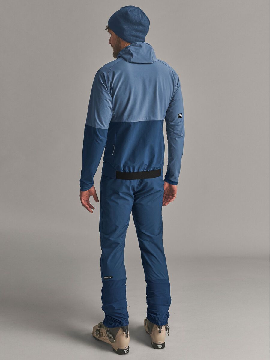 Ortovox Venet Softshell Pants M, blue nunatak - Bild 4