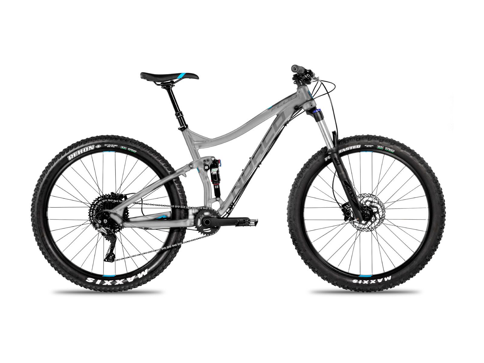 Norco Fluid FS 2 Plus, silver/black/teal - Bild 1