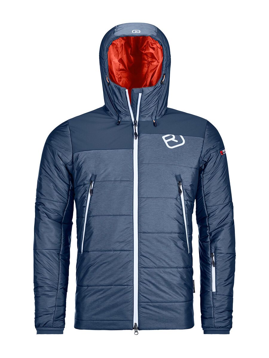 Ortovox Swisswool Verbier Jacket M, night blue blend BIKER - Main Image