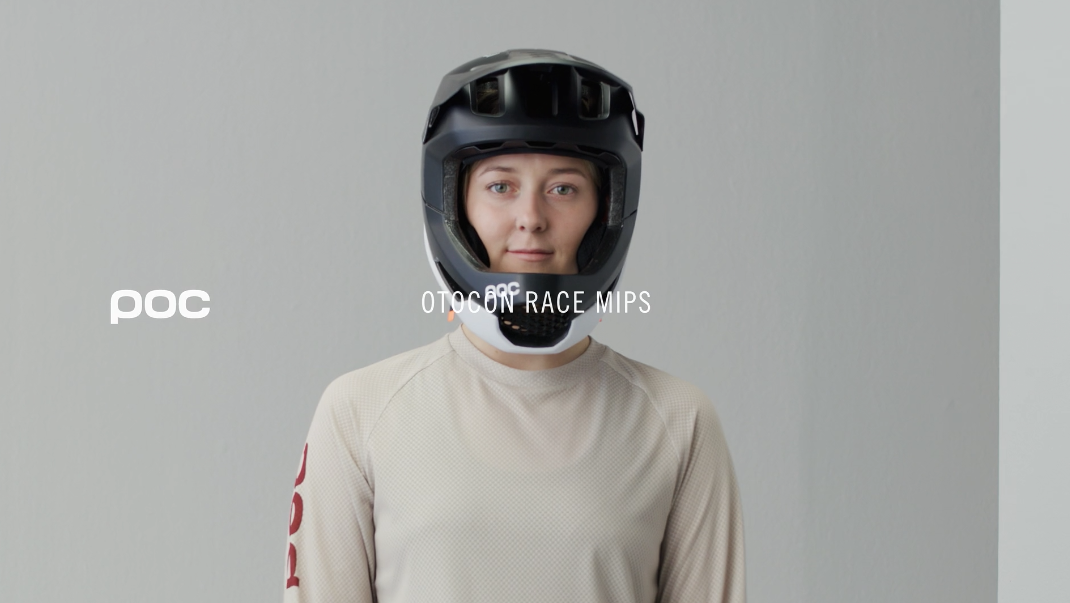 POC Otocon Race MIPS, uranium black/hydrogen white matt - Video 8