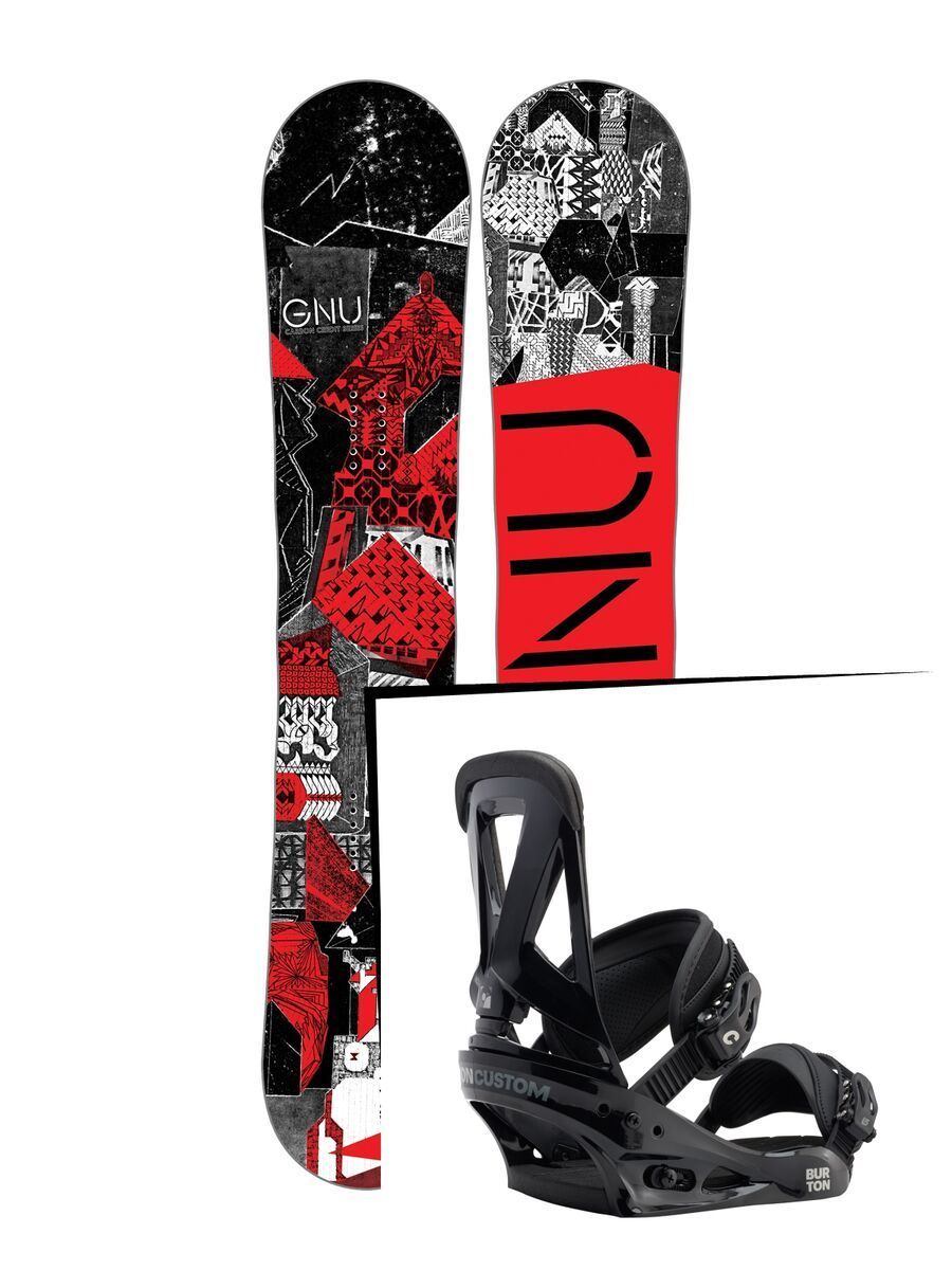 Set: Gnu Carbon Credit 2017 + Burton Custom (1712739S) - Bild 1