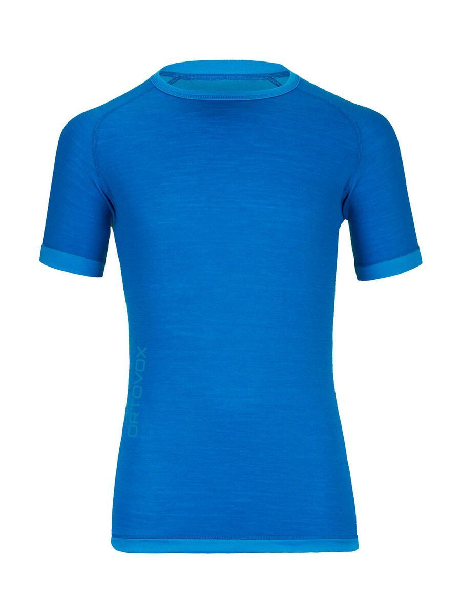 Ortovox Merino Super-Soft Short Sleeve, blue ocean - Bild 1