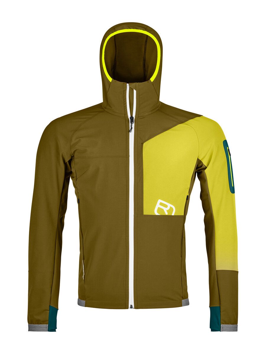 Ortovox Merino Airsolation Berrino Hooded Jacket M, green moss - Bild 1