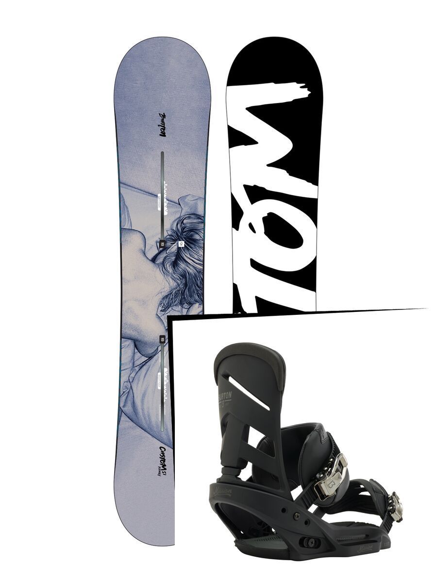 Burton Set: Custom Twin Flying V 2016 + Burton Mission EST - Bild 1