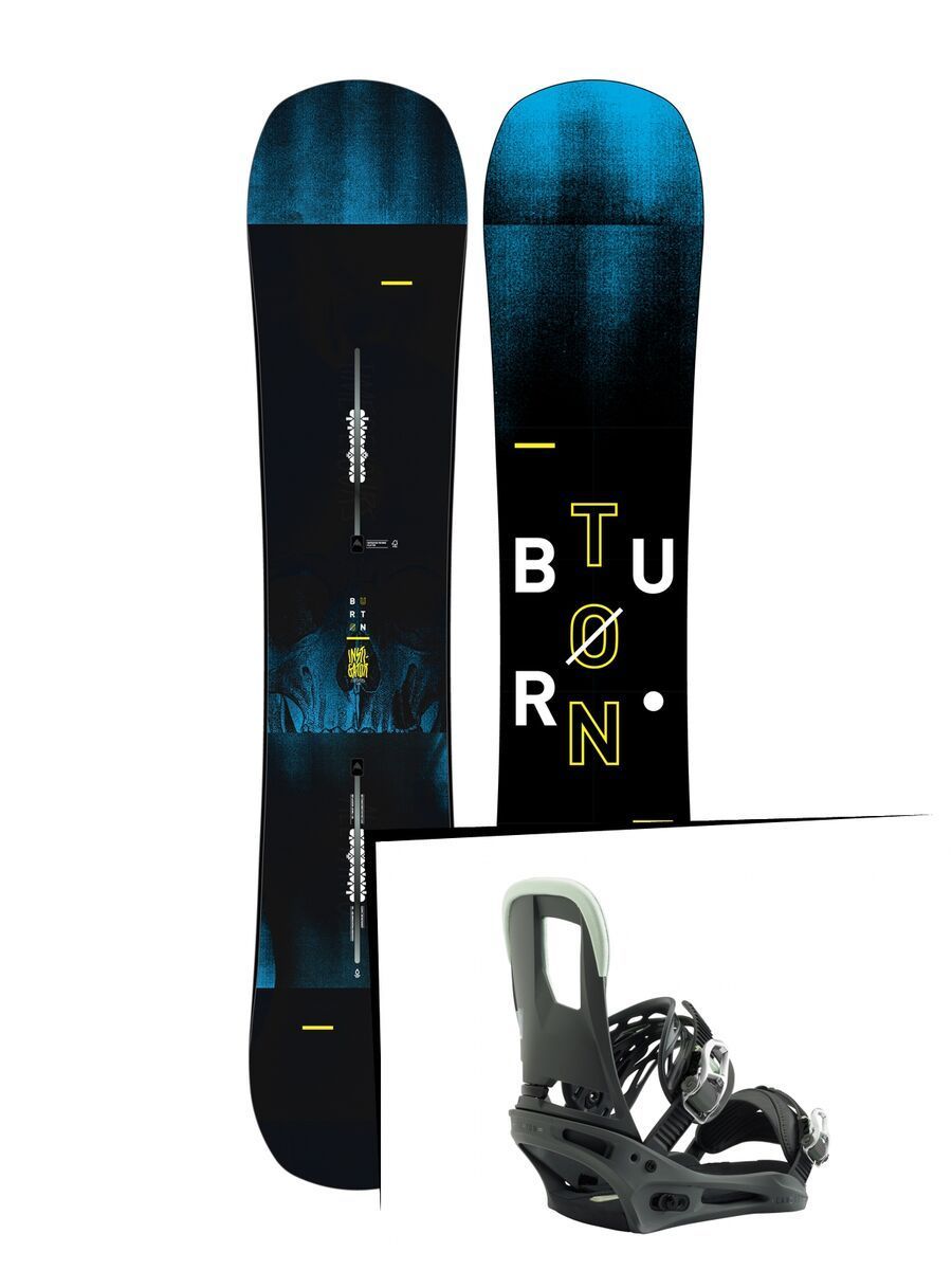Set: Burton Instigator Wide 2019 + Burton Cartel salty shark - Bild 1