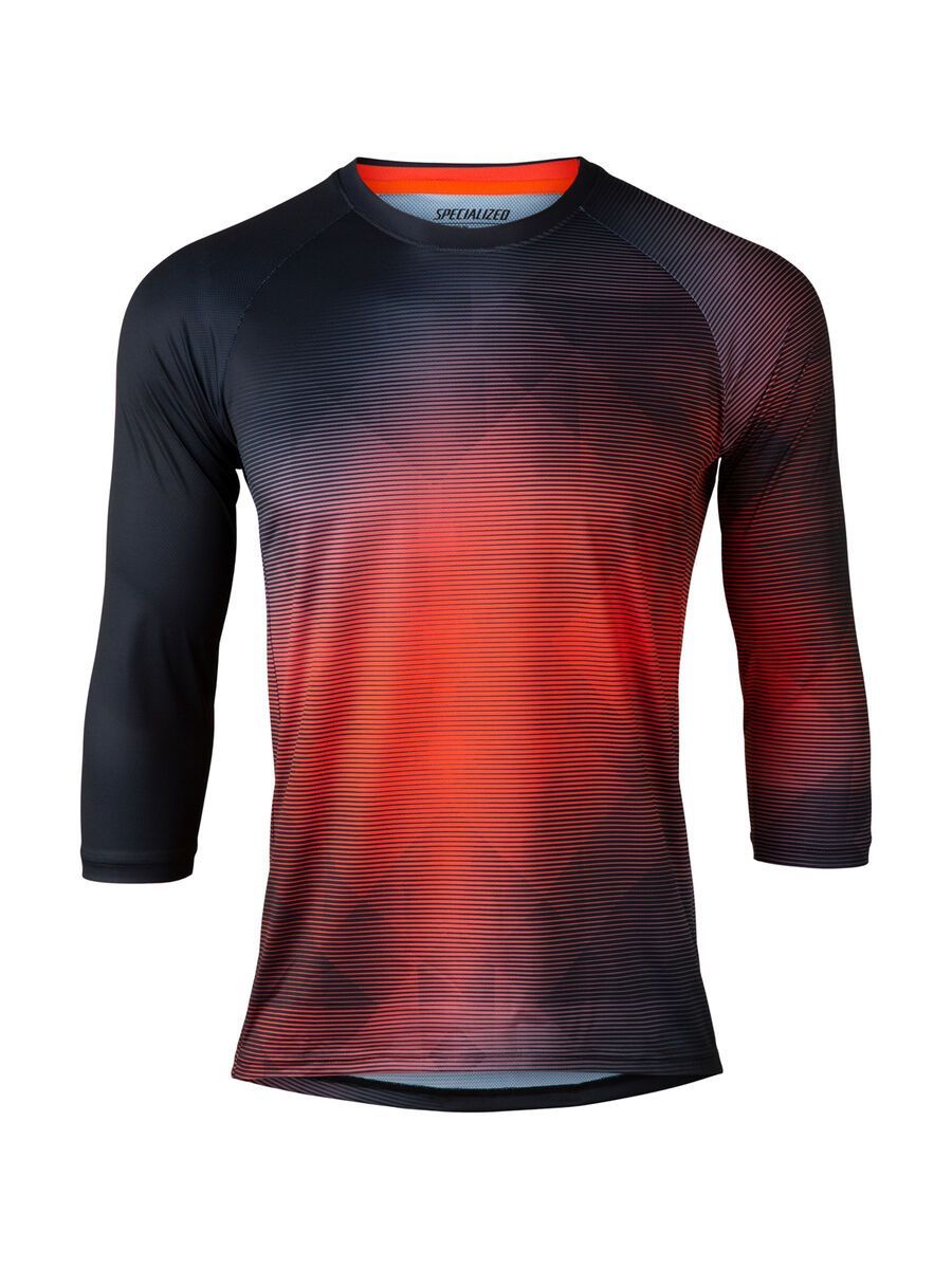 Specialized Demo 3/4 Sleeve Jersey, black/rocket red refraction - Bild 2
