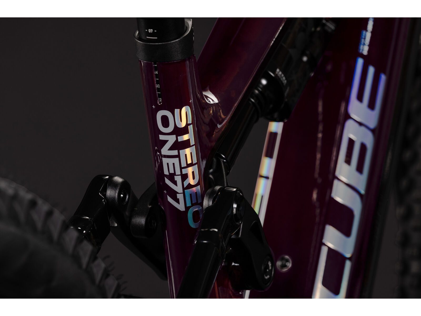 Cube Stereo Hybrid One77 HPC SLX 800, liquidred´n´black - Bild 4