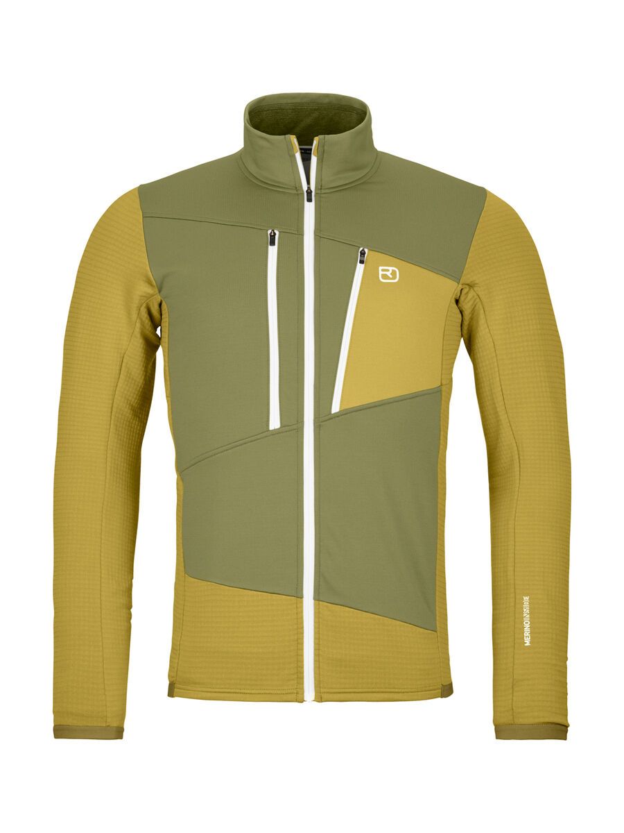 Ortovox Merino Fleece Grid Jacket M, sweet alison - Bild 1