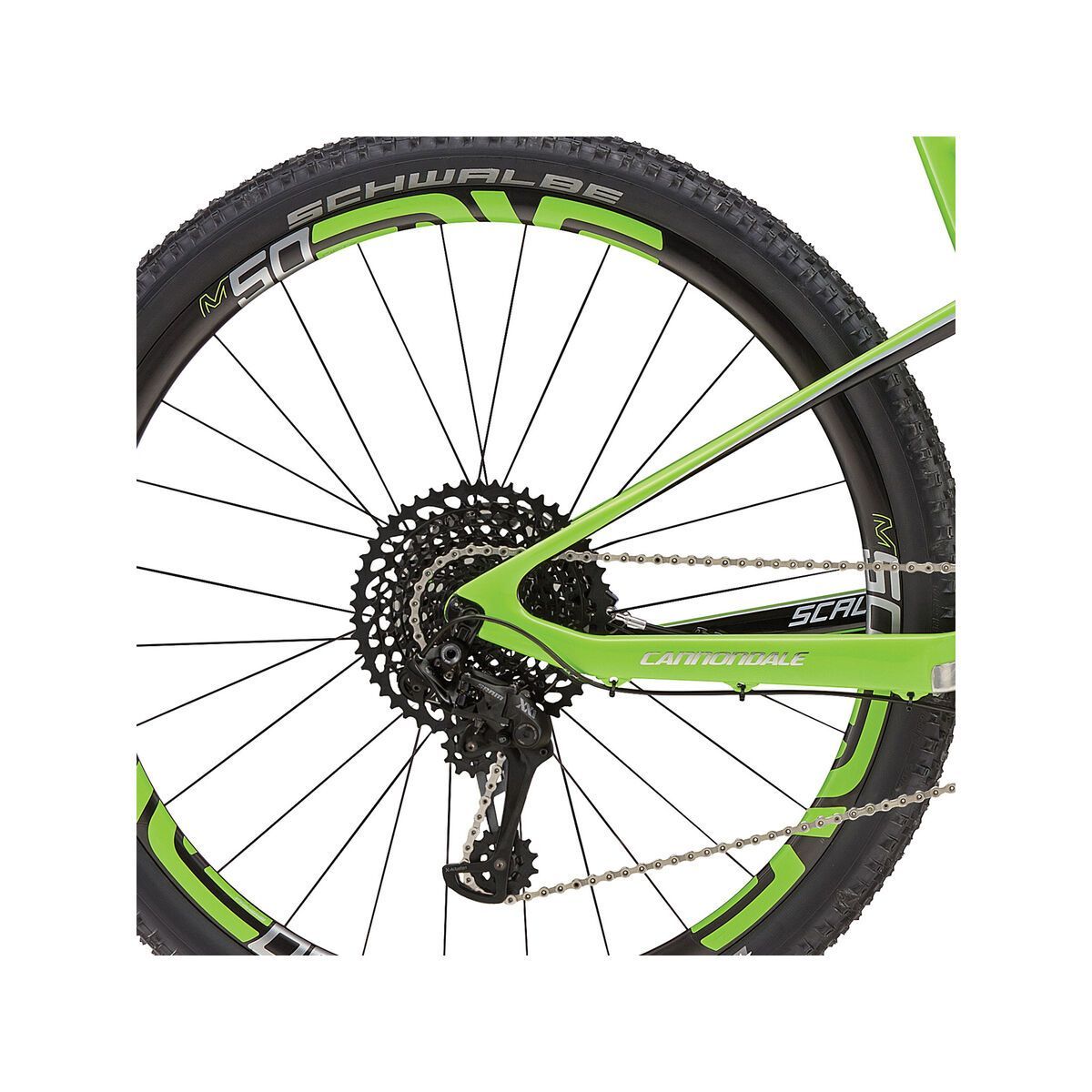 Cannondale Scalpel-Si Team 29, berzerker green w/ jet black and chrome, gloss - GRN - Bild 4