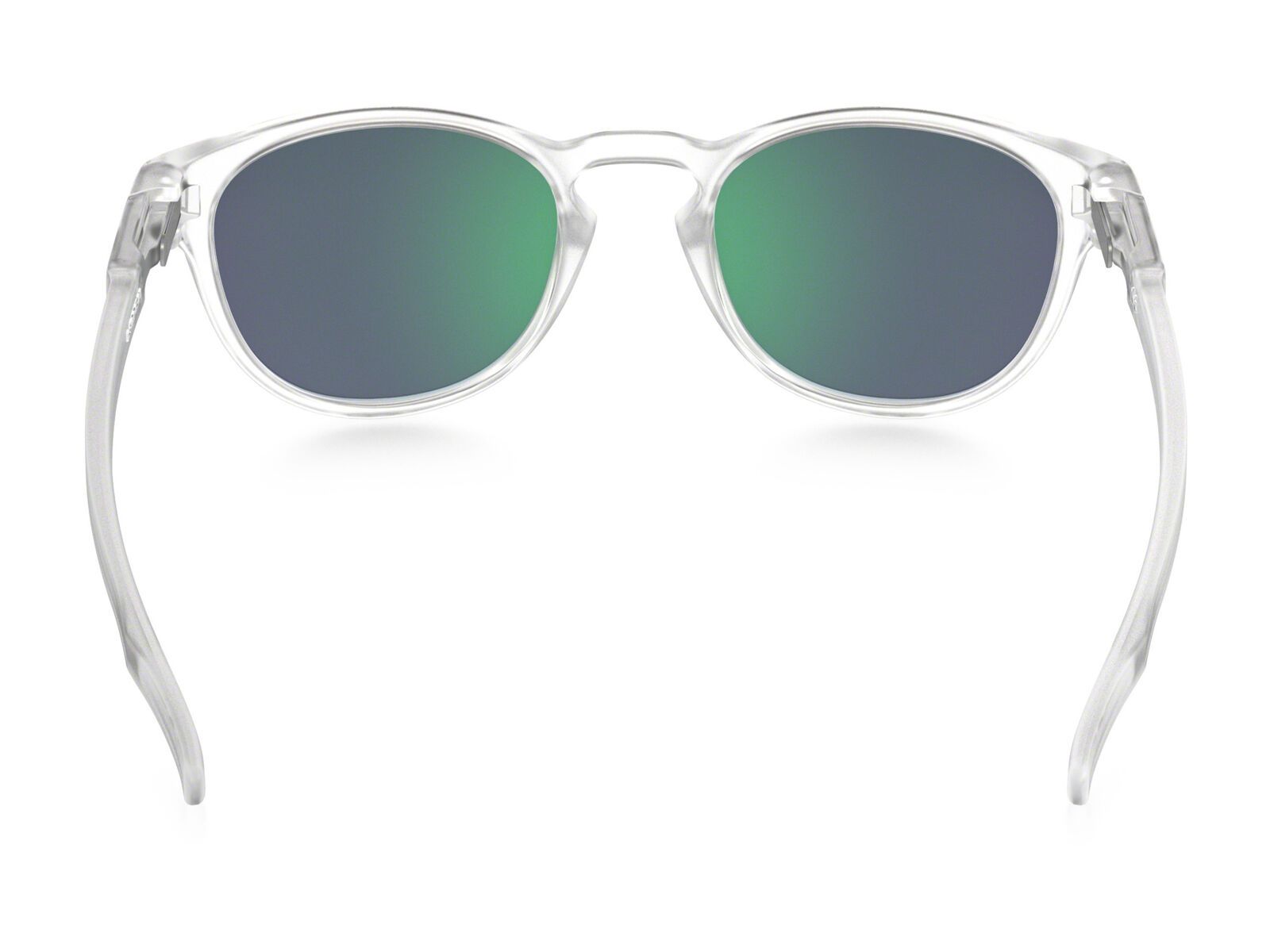 Oakley Latch, matte clear/Lens: jade iridium - Bild 3