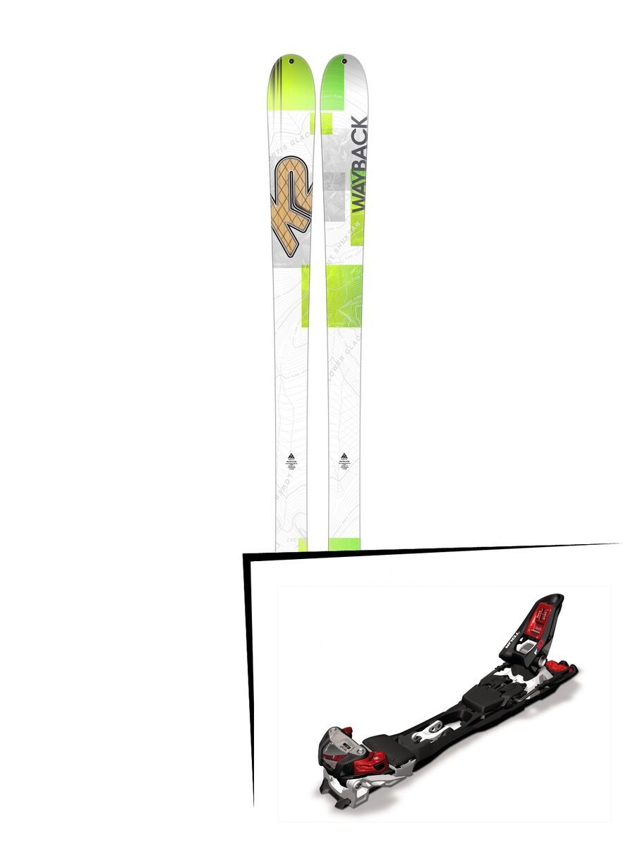 K2 SKI Set: Wayback 88 2016 + Marker F10 Tour - Bild 1