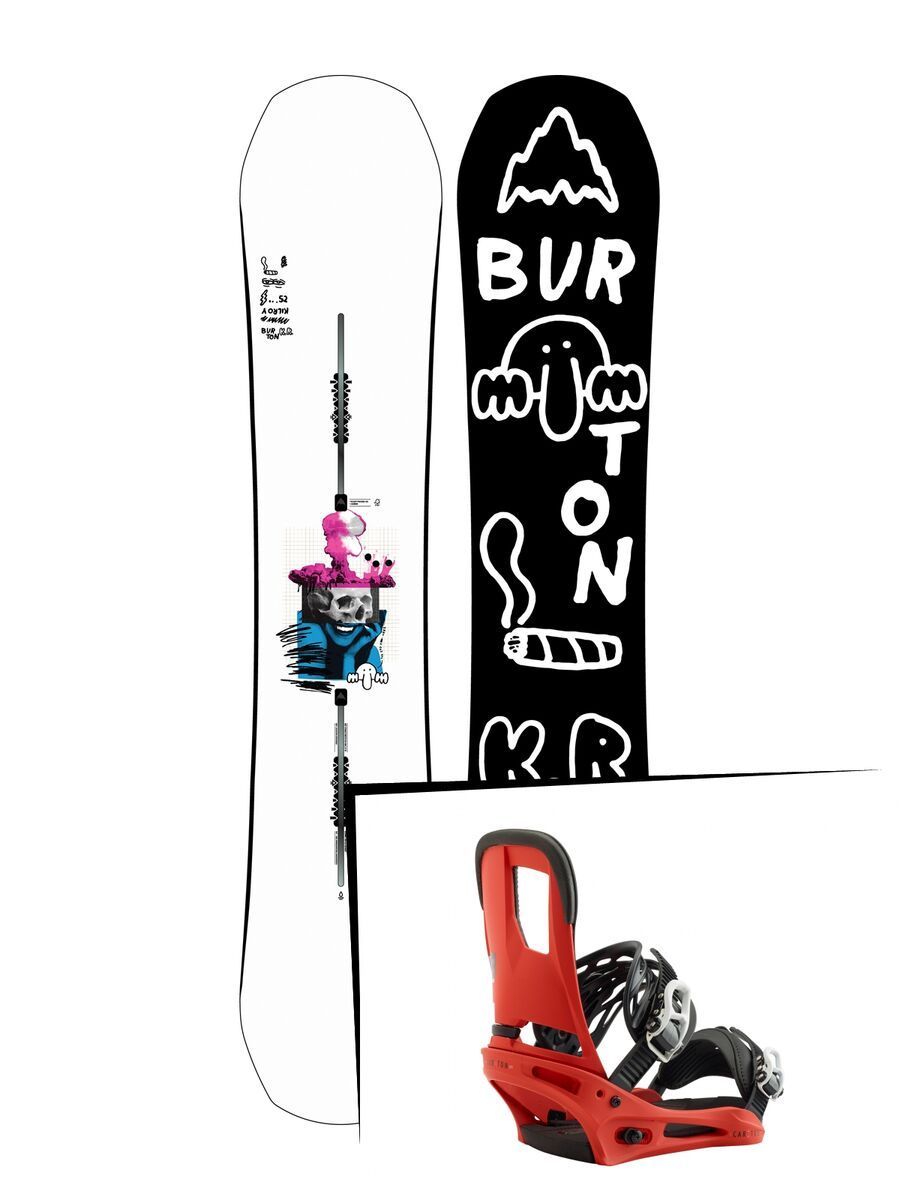 Set: Burton Kilroy Process 2019 + Burton Cartel red - Bild 1