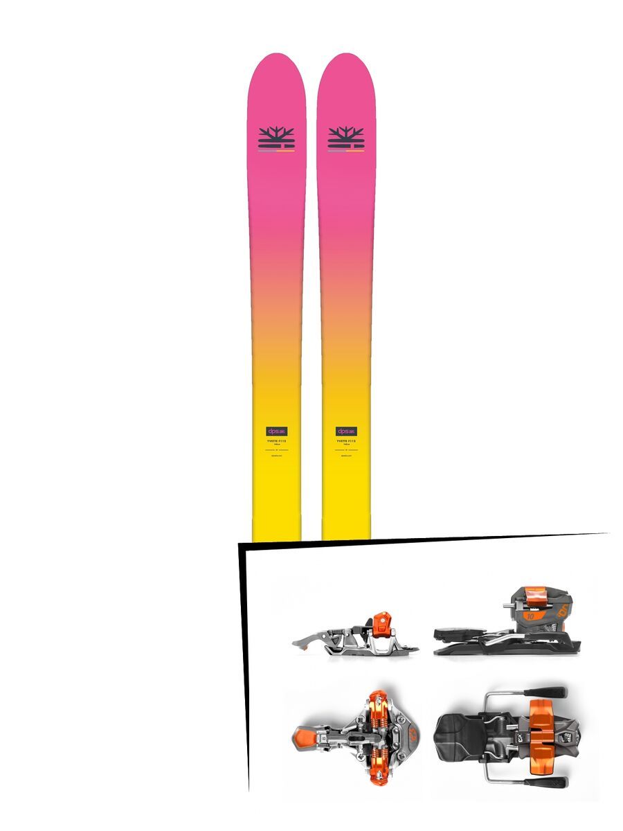Set: DPS Skis Yvette 112 RP2 Foundation 2018 + G3 Ion 10 - Bild 1