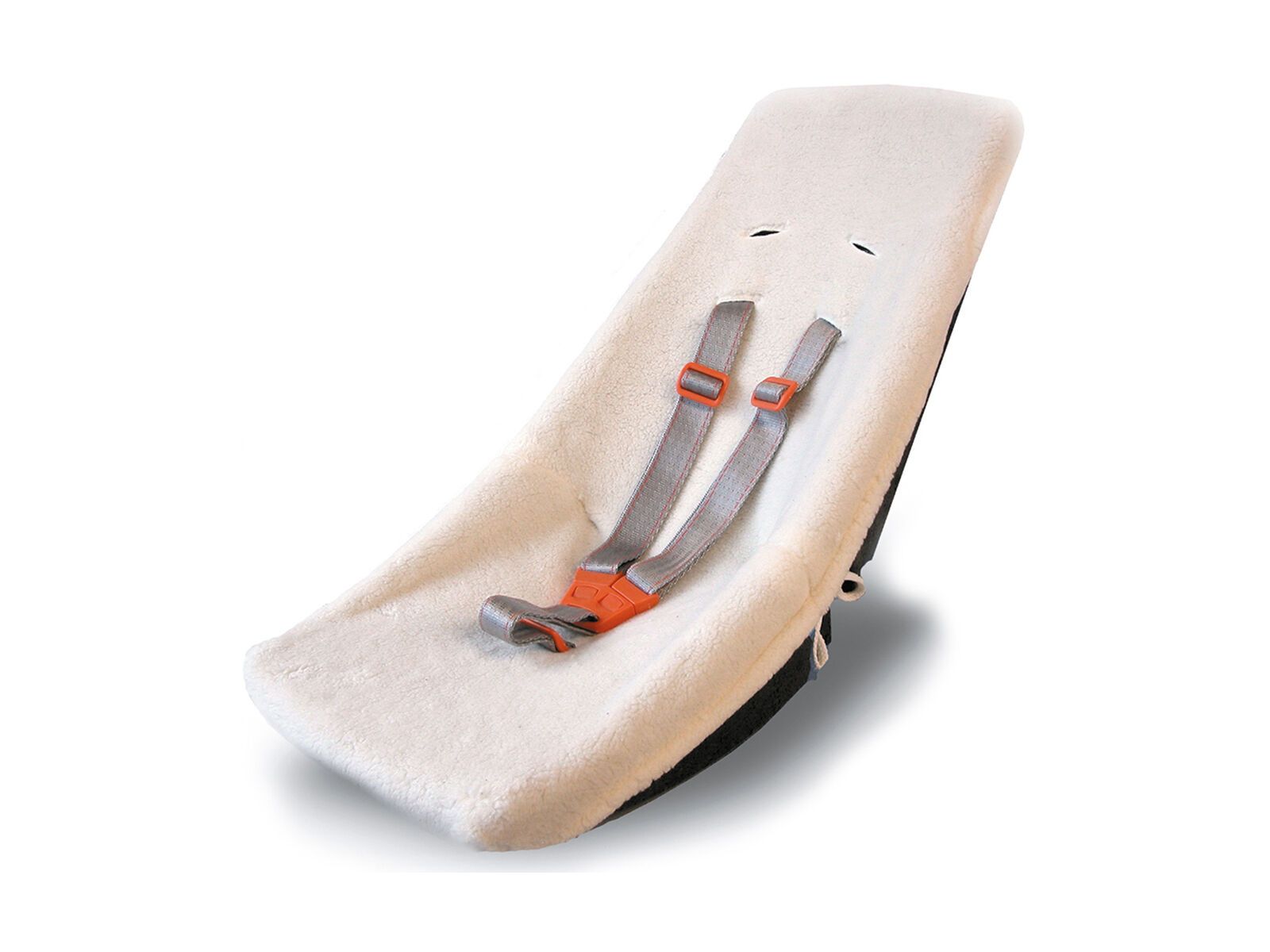 Weber Babyschale mit Teddyfell, Baumwolle, ecru - Bild 1