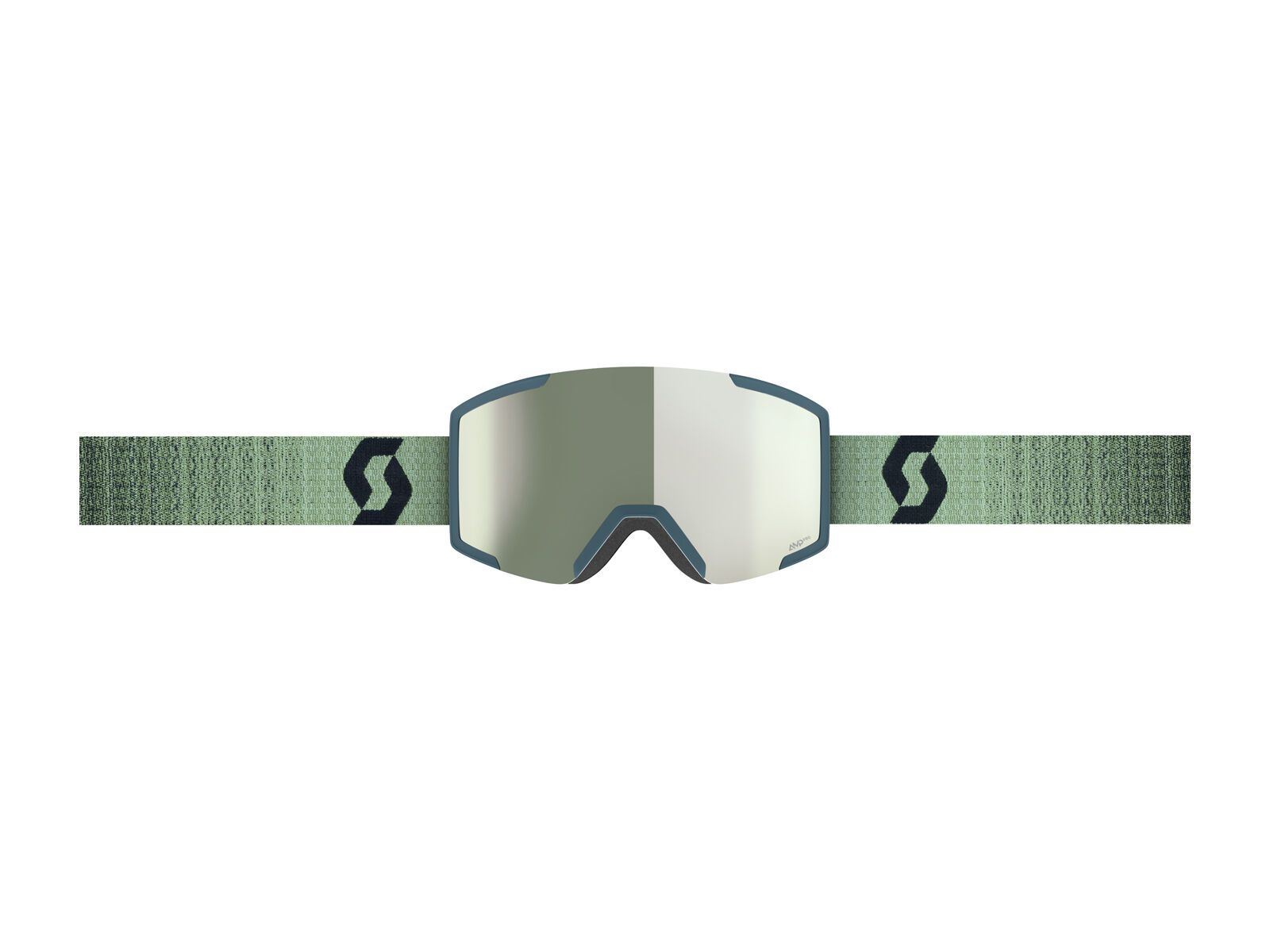 Scott Shield - AMP Pro White Chrome + WS, soft green/black - Bild 2