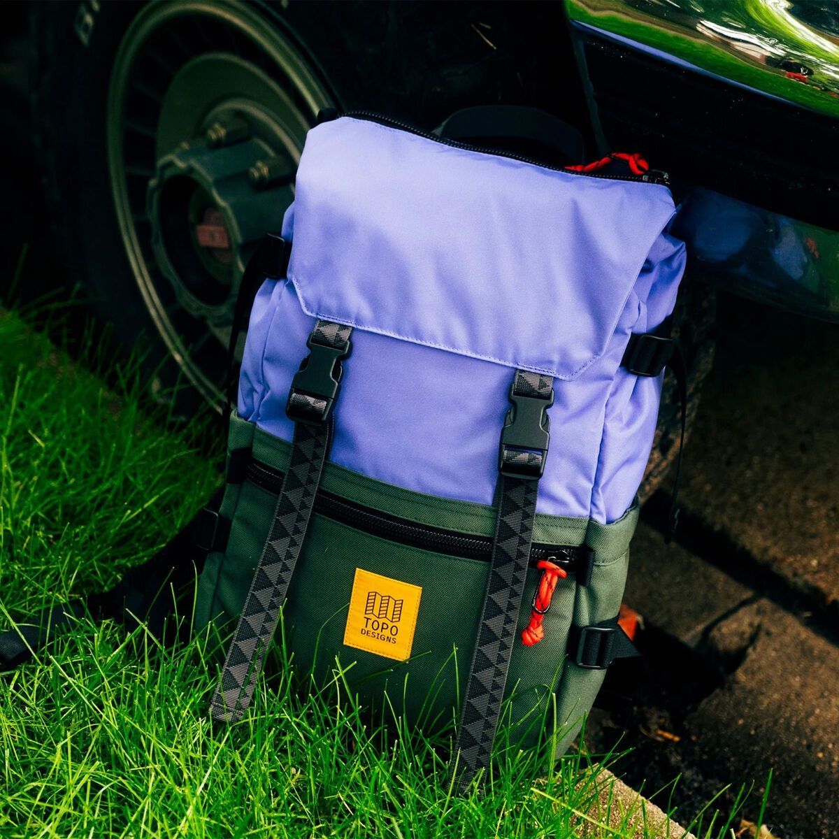 Topo Designs Rover Pack Classic 20L, very peri/forest - Bild 4