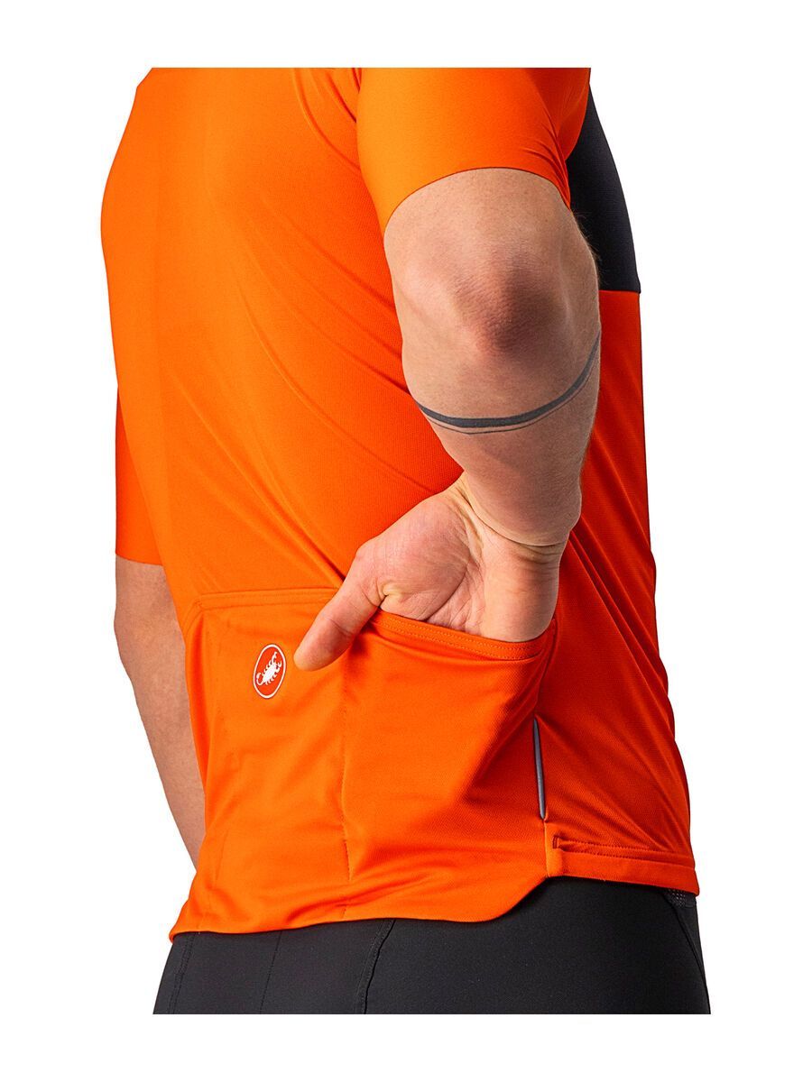 Castelli Prologo 7 Jersey, fiery red/light black-ivory - Bild 3