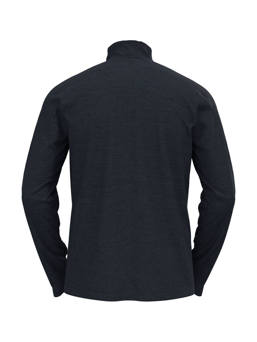 Odlo Roy Full Zip Mid Layer Men's, dark sapphire/black/stripes - Bild 2