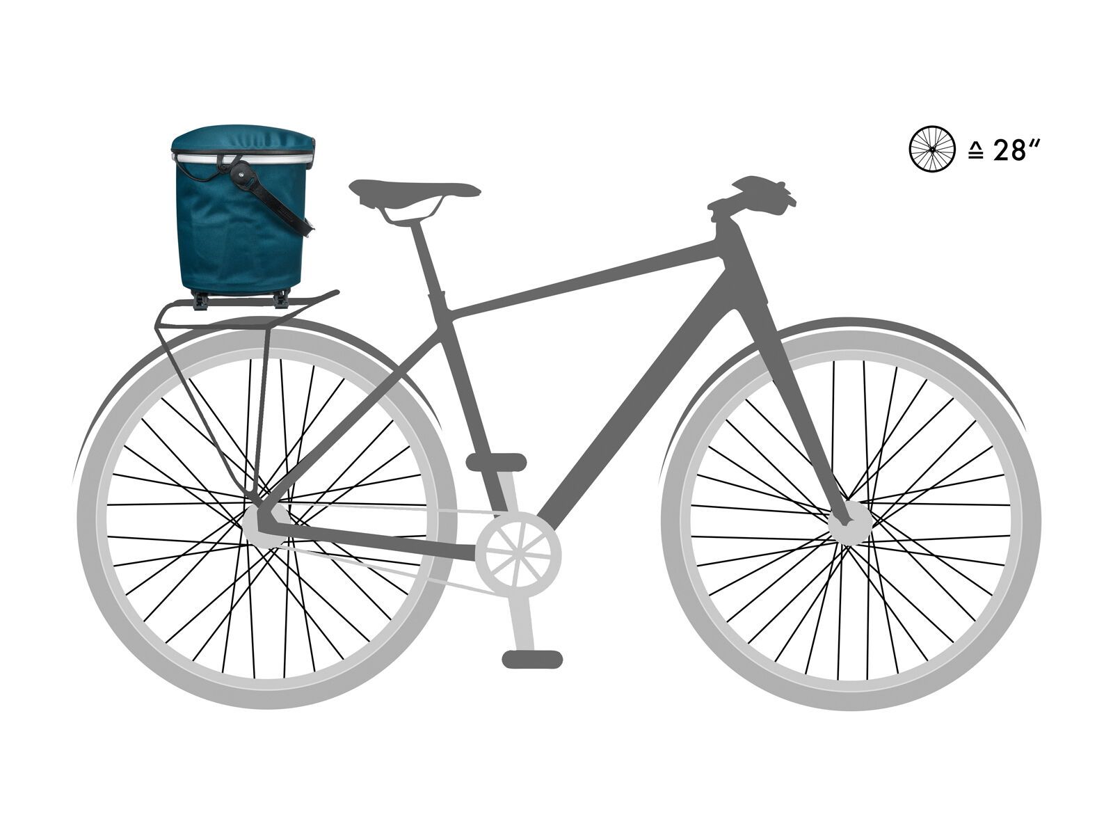 ORTLIEB Up-Town Rack, petrol - Bild 6