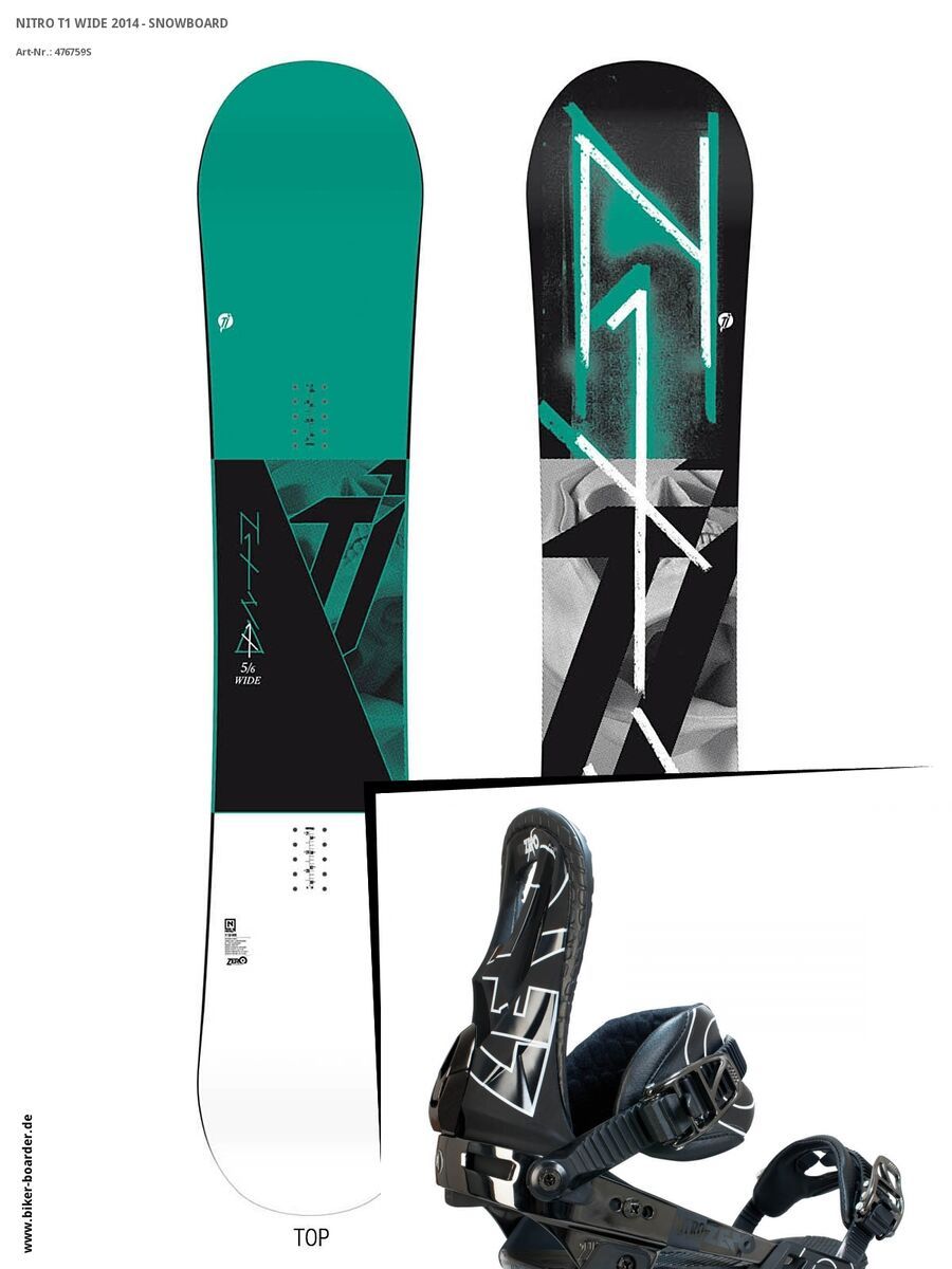 Set: Nitro T1 Wide  +  Zero (476866S) - Bild 1