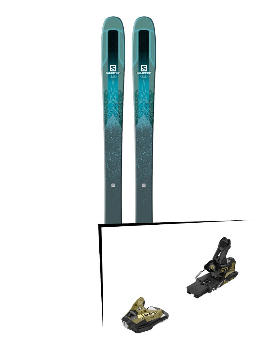 Set: Salomon QST Lumen 99 2018 + Salomon STH2 WTR 16 gold/black - Bild 1