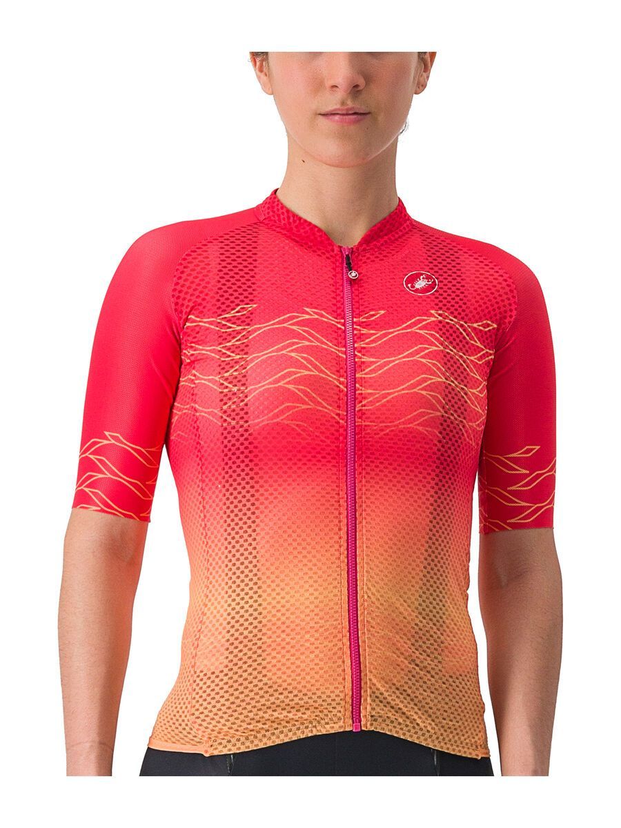 Castelli Climber's 2.0 W Jersey, hibiscus/soft orange - Bild 1