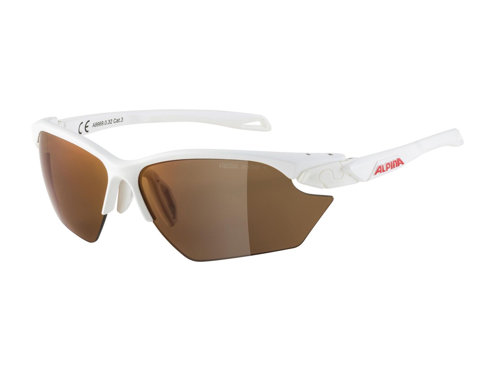 Alpina Twist Five S HR Q-Lite Mirror Red, white matt - Bild 1