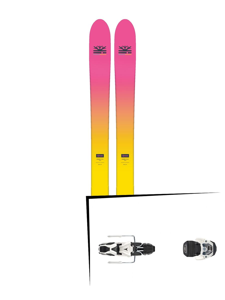 Set: DPS Skis Yvette 112 RP2 Foundation 2018 + Atomic Warden MNC 11 white - Bild 1