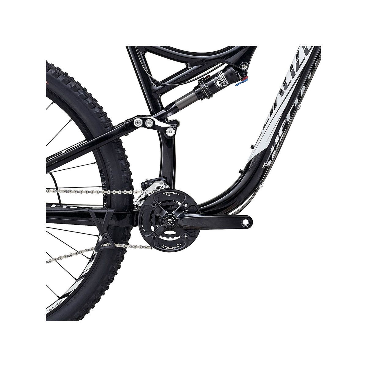 Specialized Stumpjumper FSR Comp Evo 29, Black/White - Bild 3