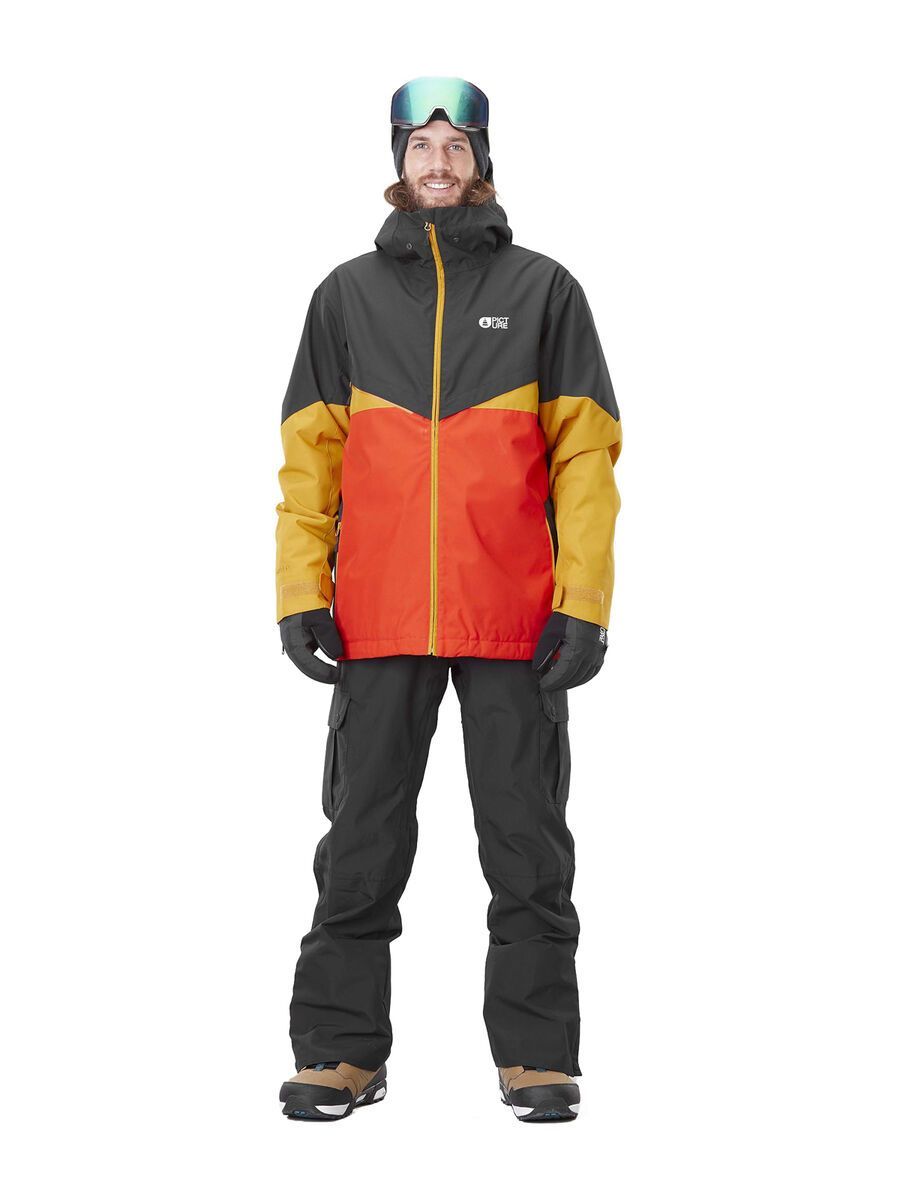 Picture Styler Jacket, black/pumpkin red - Bild 3