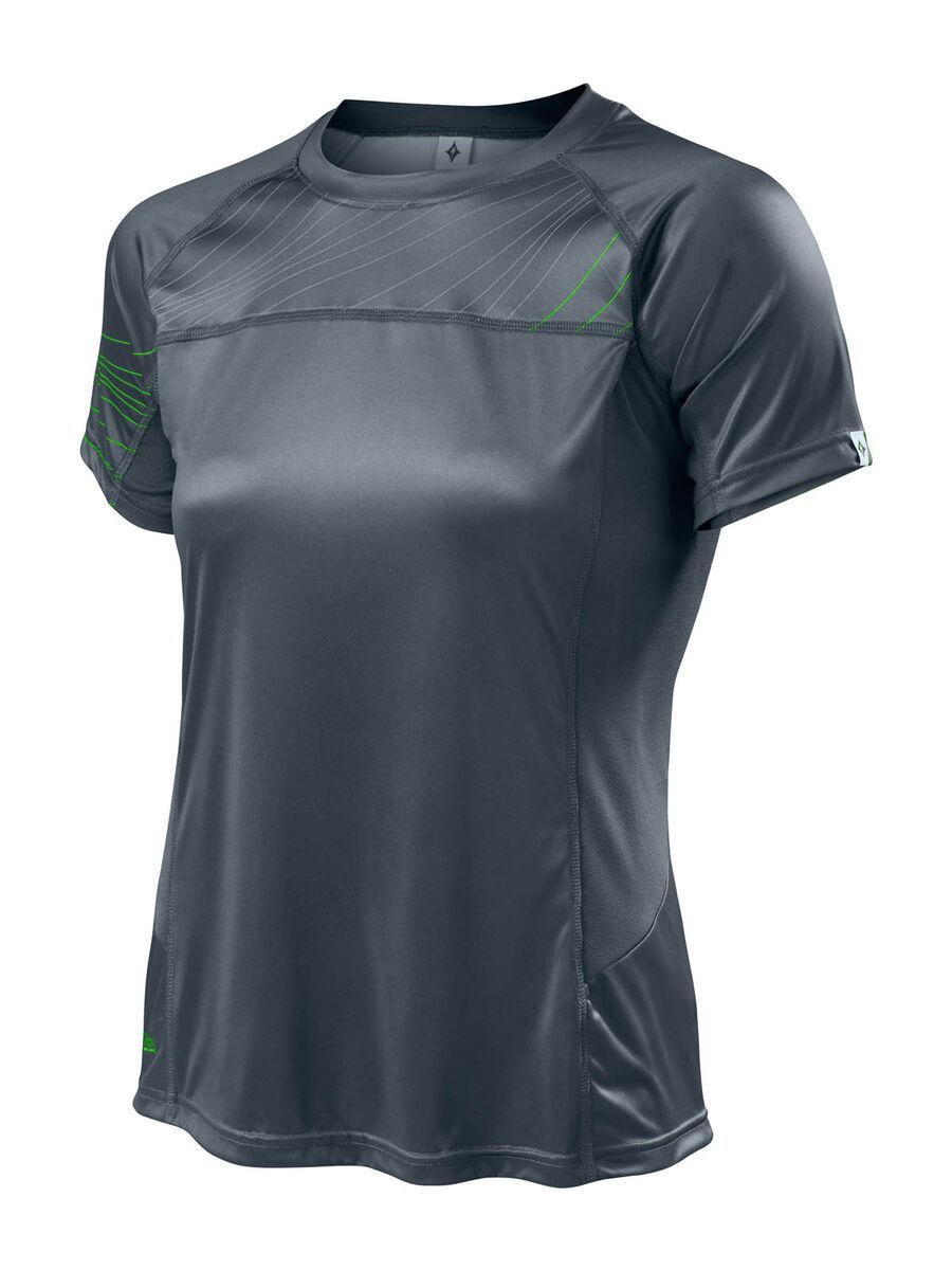 Specialized Womens Andorra Comp Jersey, carbon/green - Bild 1