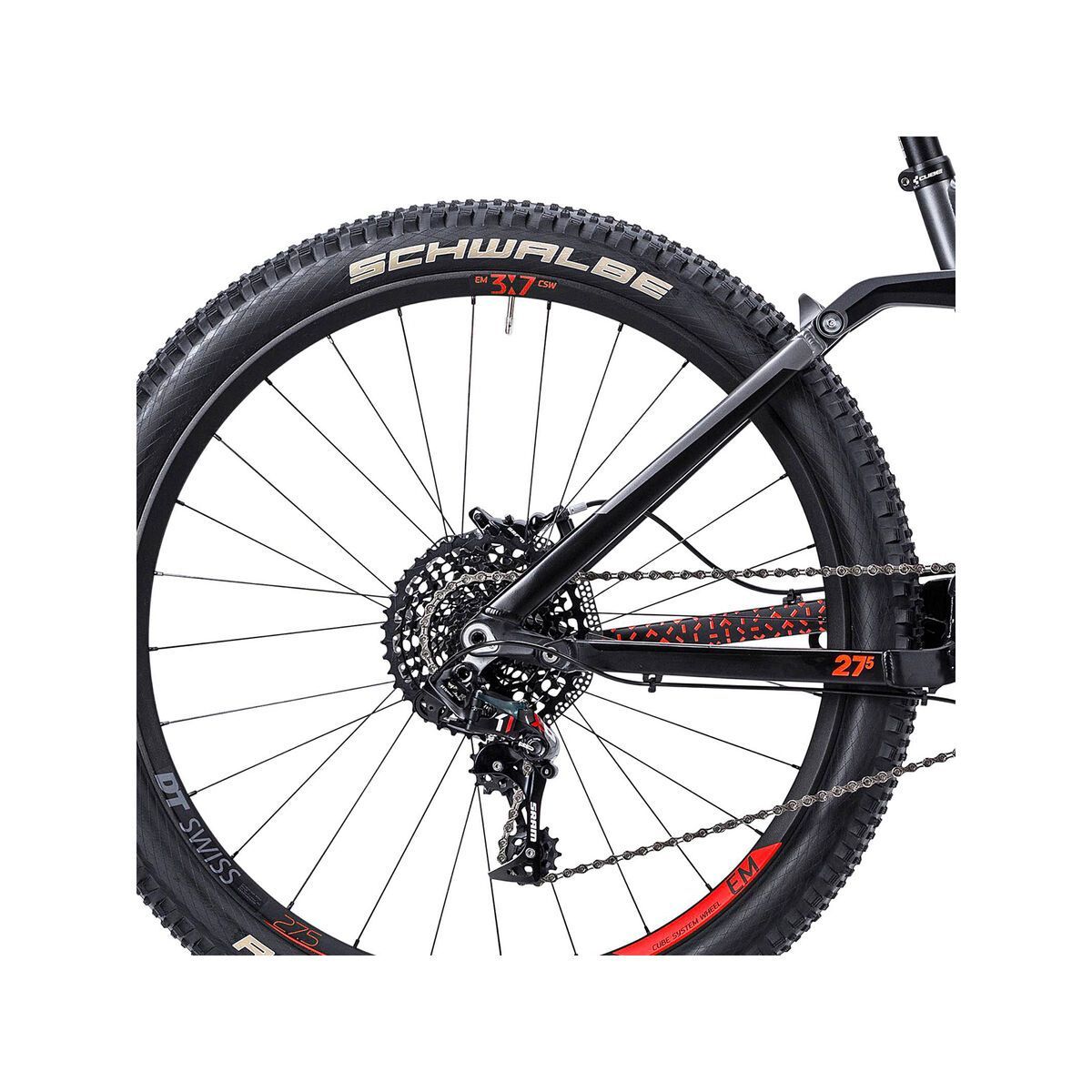 Cube Fritzz 180 HPA SL 27.5, black/flashred - Bild 4